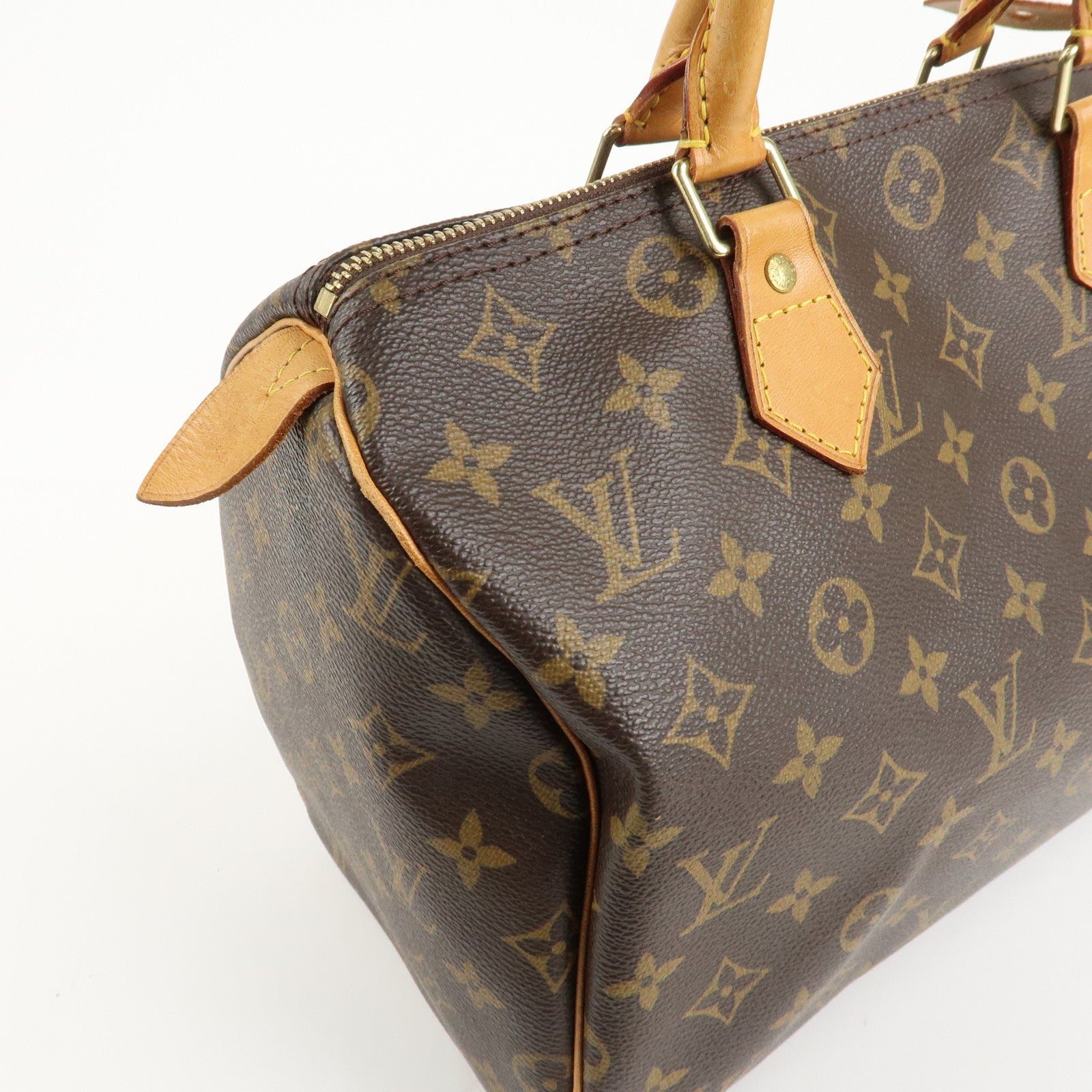 Louis Vuitton Monogram Speedy 30 Hand Bag Boston Bag M41526 Used