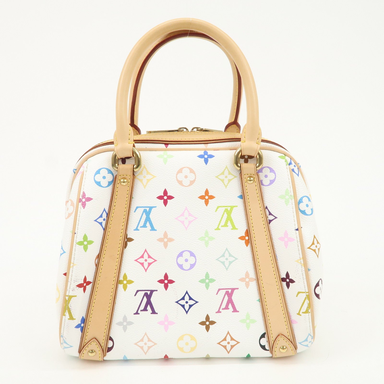 Louis Vuitton Monogram Multicolor Priscilla Hand Bag Blanc M40096