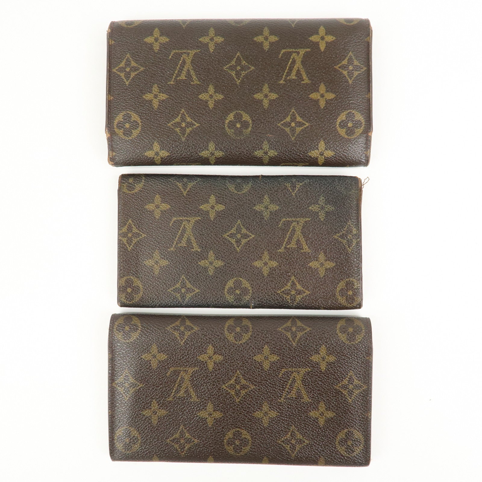 Louis Vuitton Monogram Set of 3 Wallets M61215/M61725/M61820
