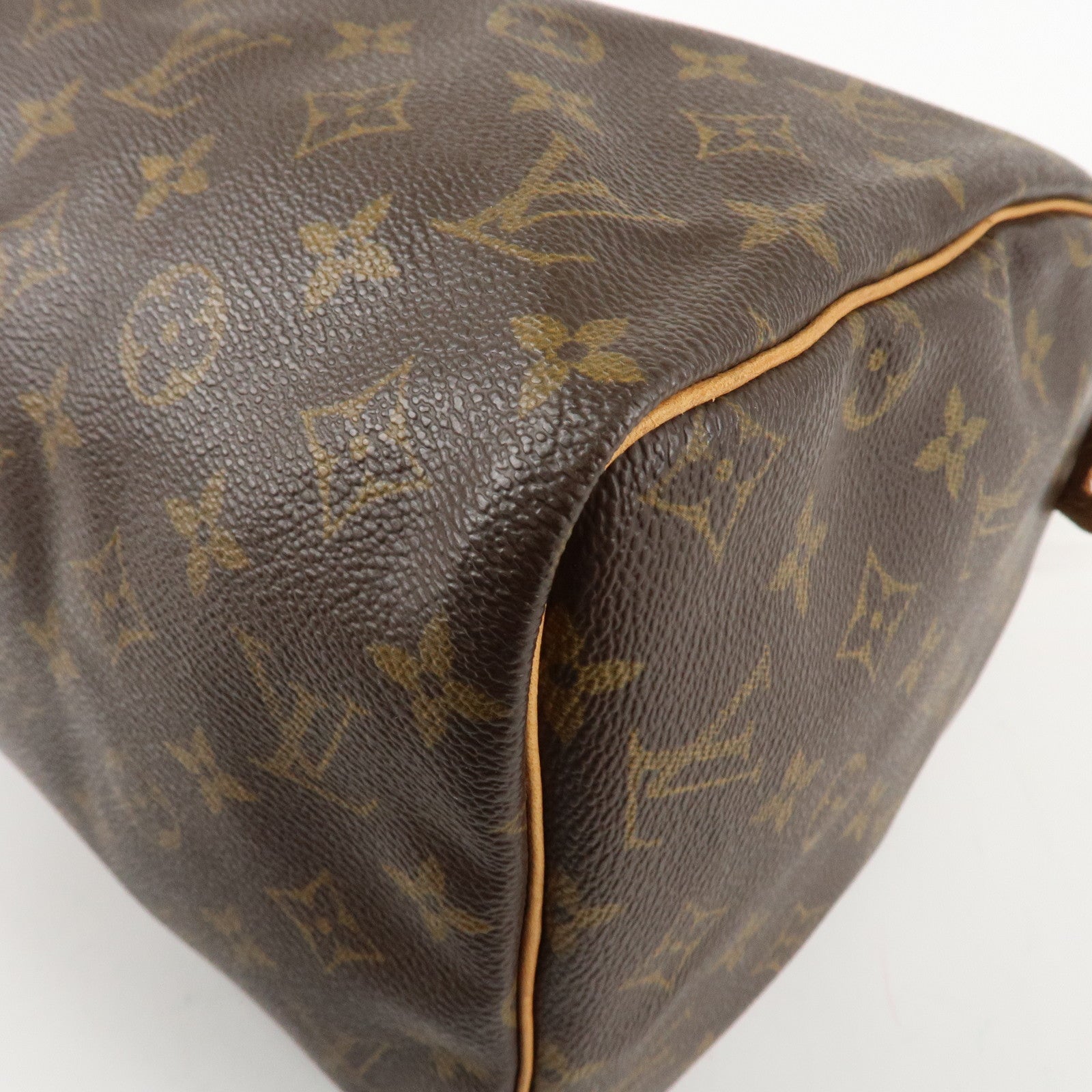 Louis Vuitton Monogram Speedy 30 Hand Bag Boston Bag M41108 Used