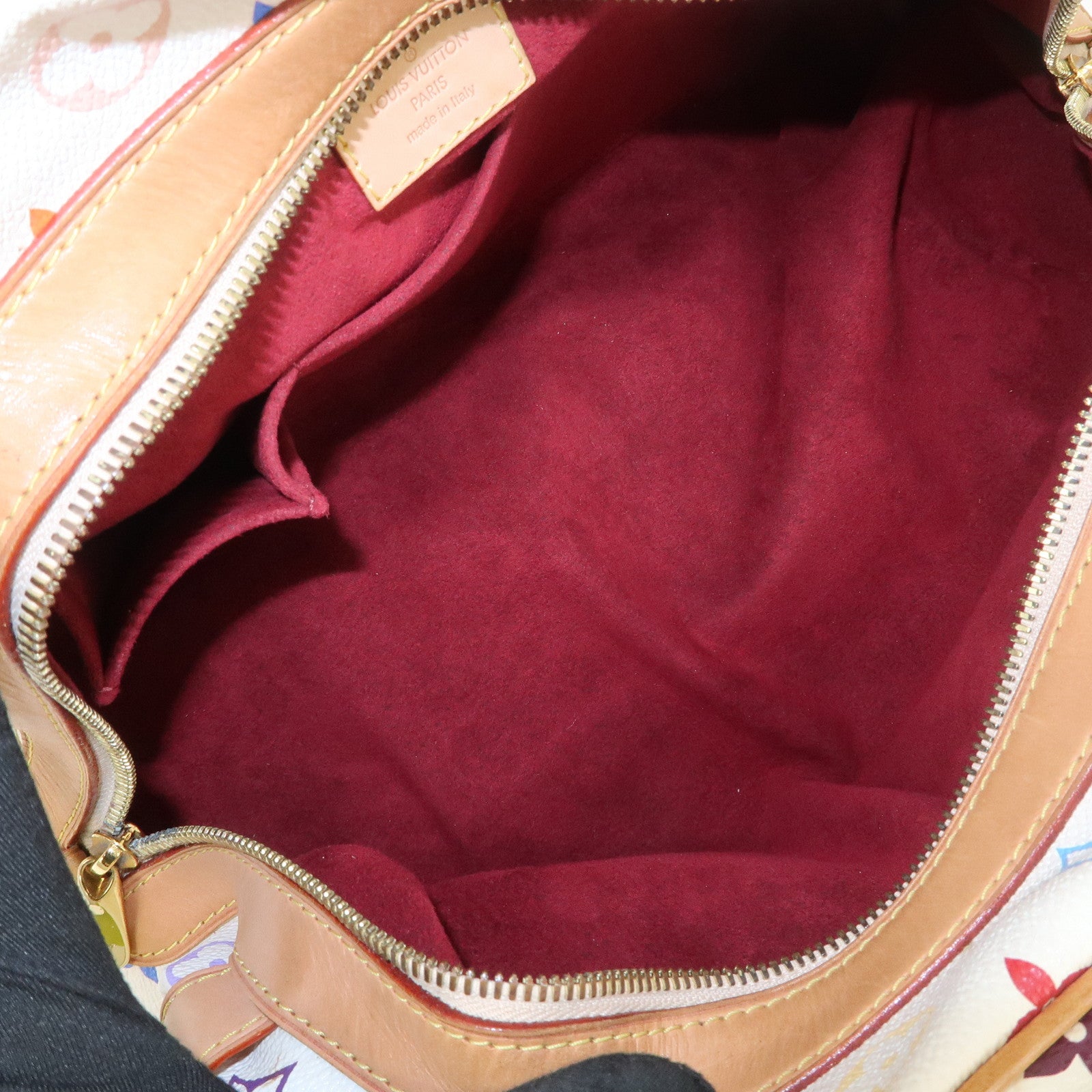 Louis Vuitton Monogram Multicolor Claudia Hand Bag Blanc M40193