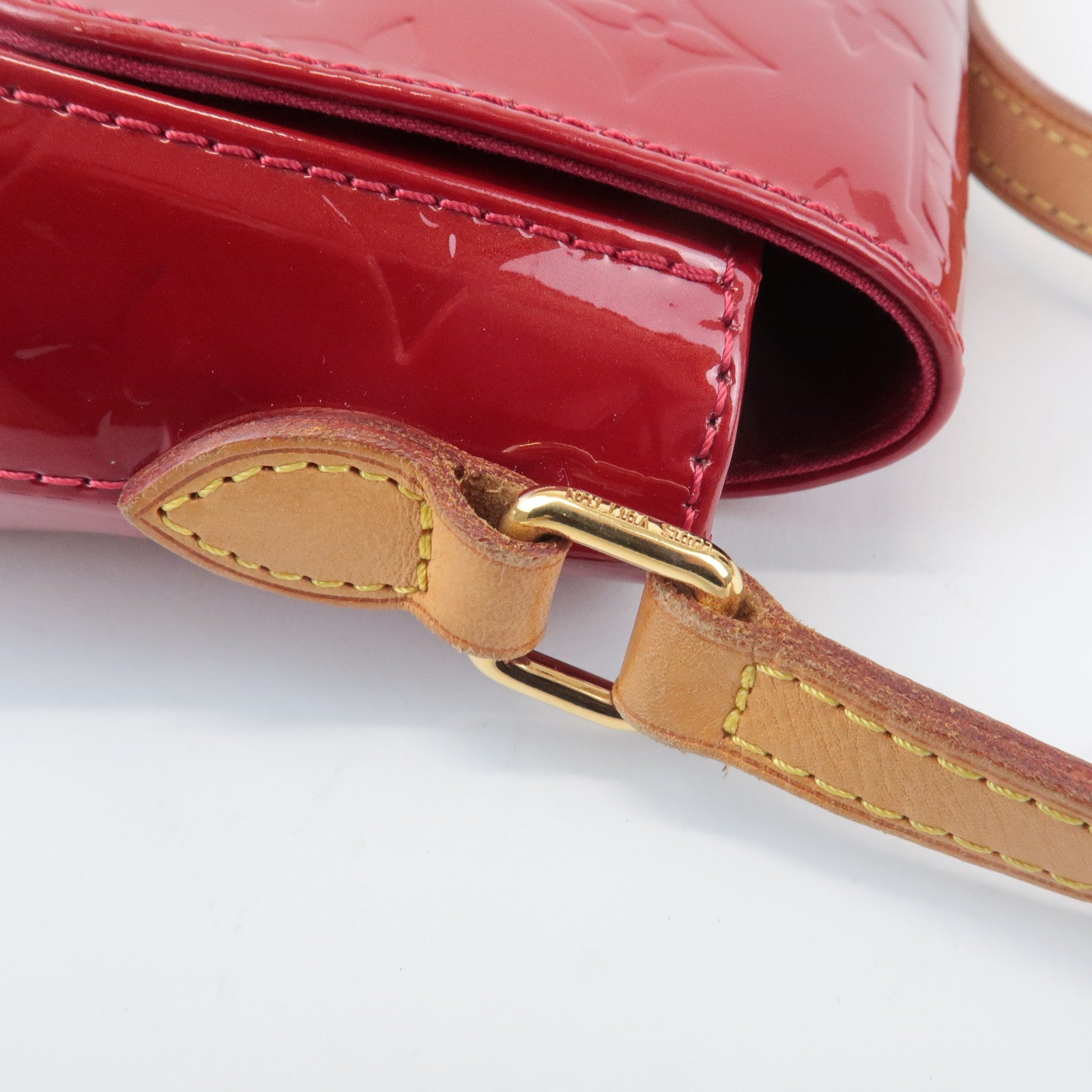 Louis Vuitton Vernis Leather Bellflower GM Pomme d'Amour M91708