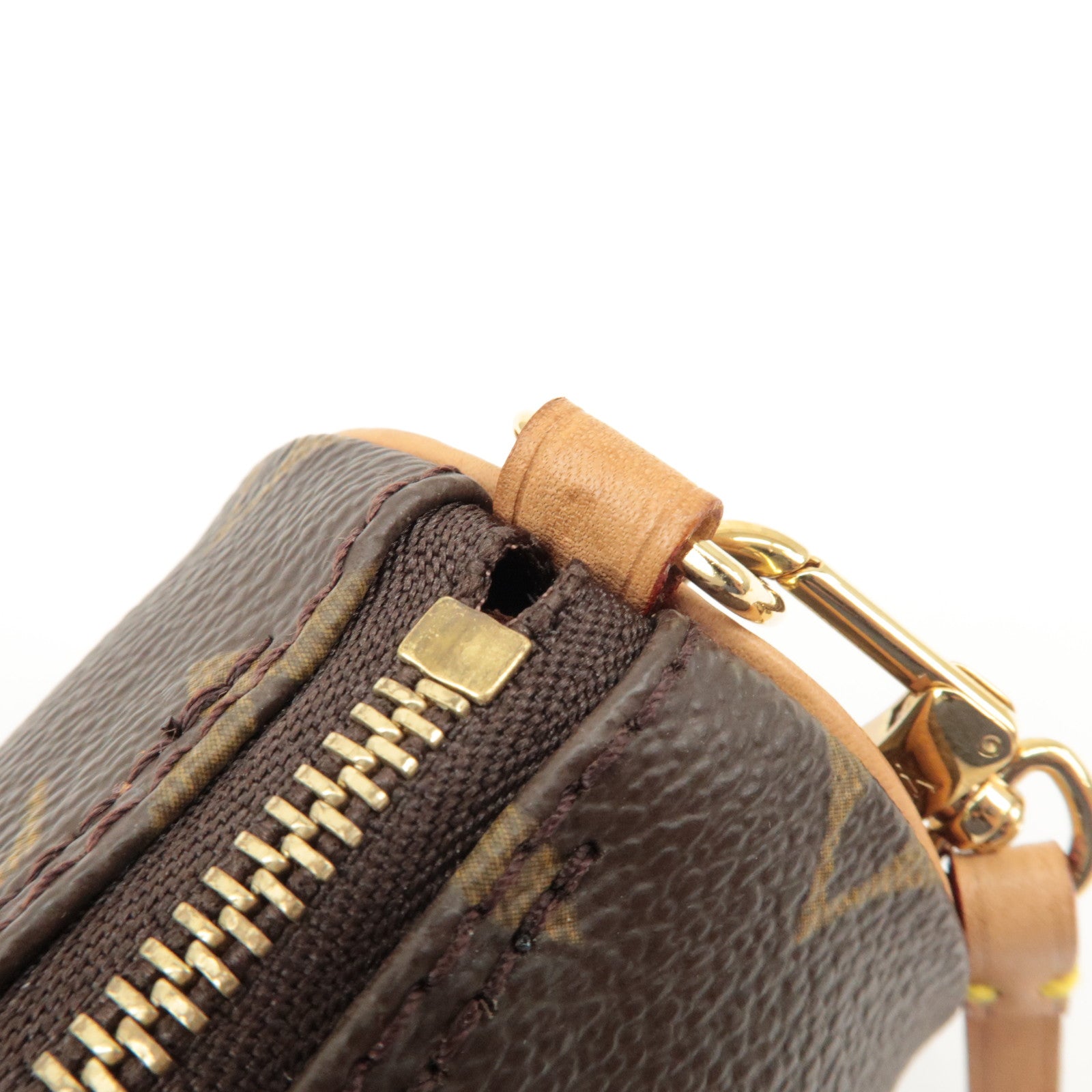 Louis Vuitton Monogram Mini Papillon Pouch for Papillon Bag Brown Used