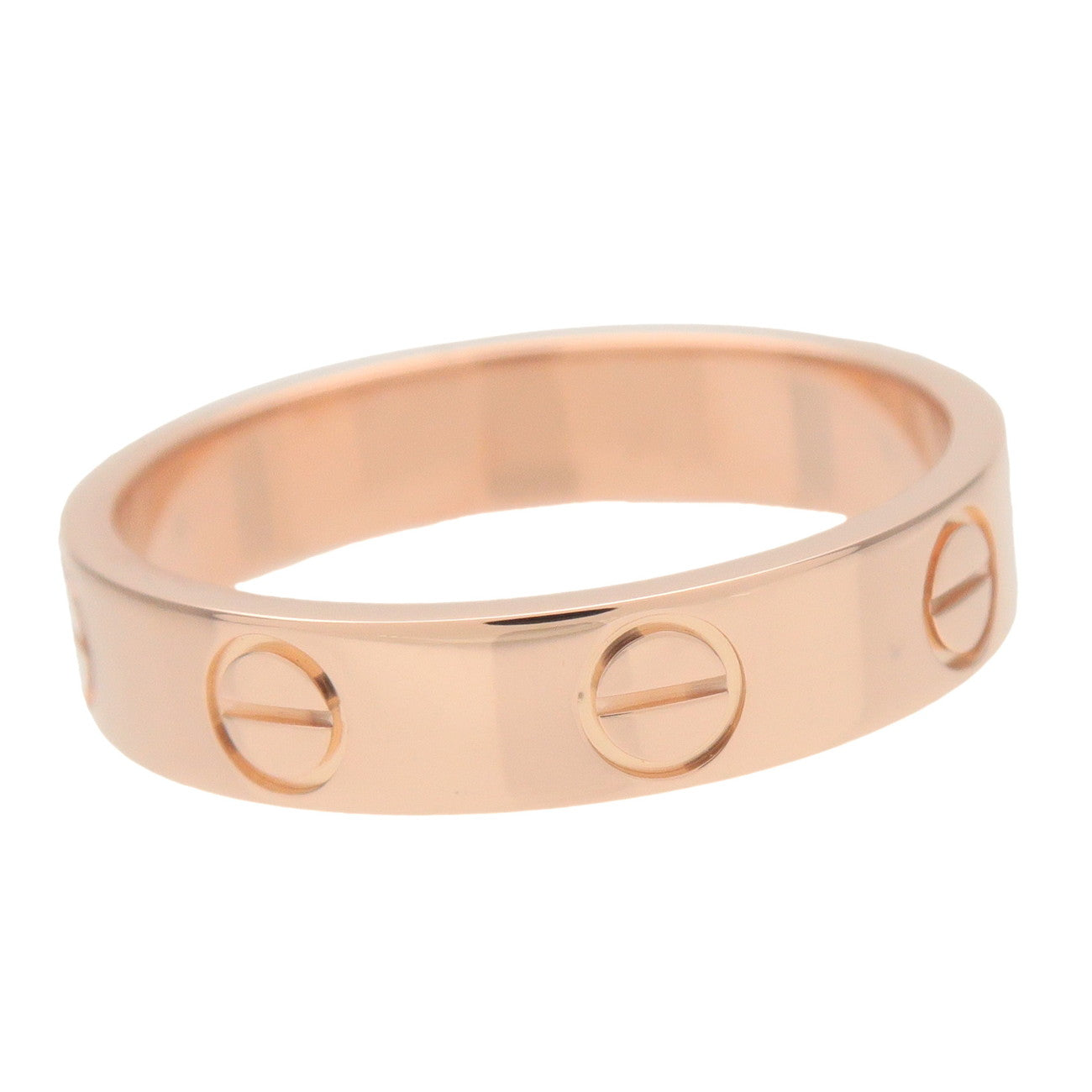 Cartier Mini Love Ring K18 750PG Rose Gold #48 US4.5 EU48 HK9.5