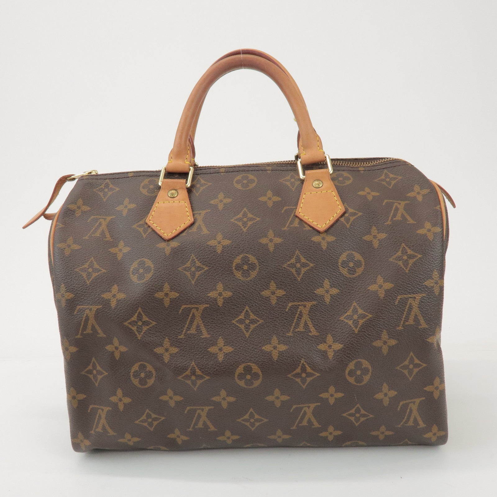 Louis Vuitton Monogram Speedy 30 Boston Bag Hand Bag Brown M41526