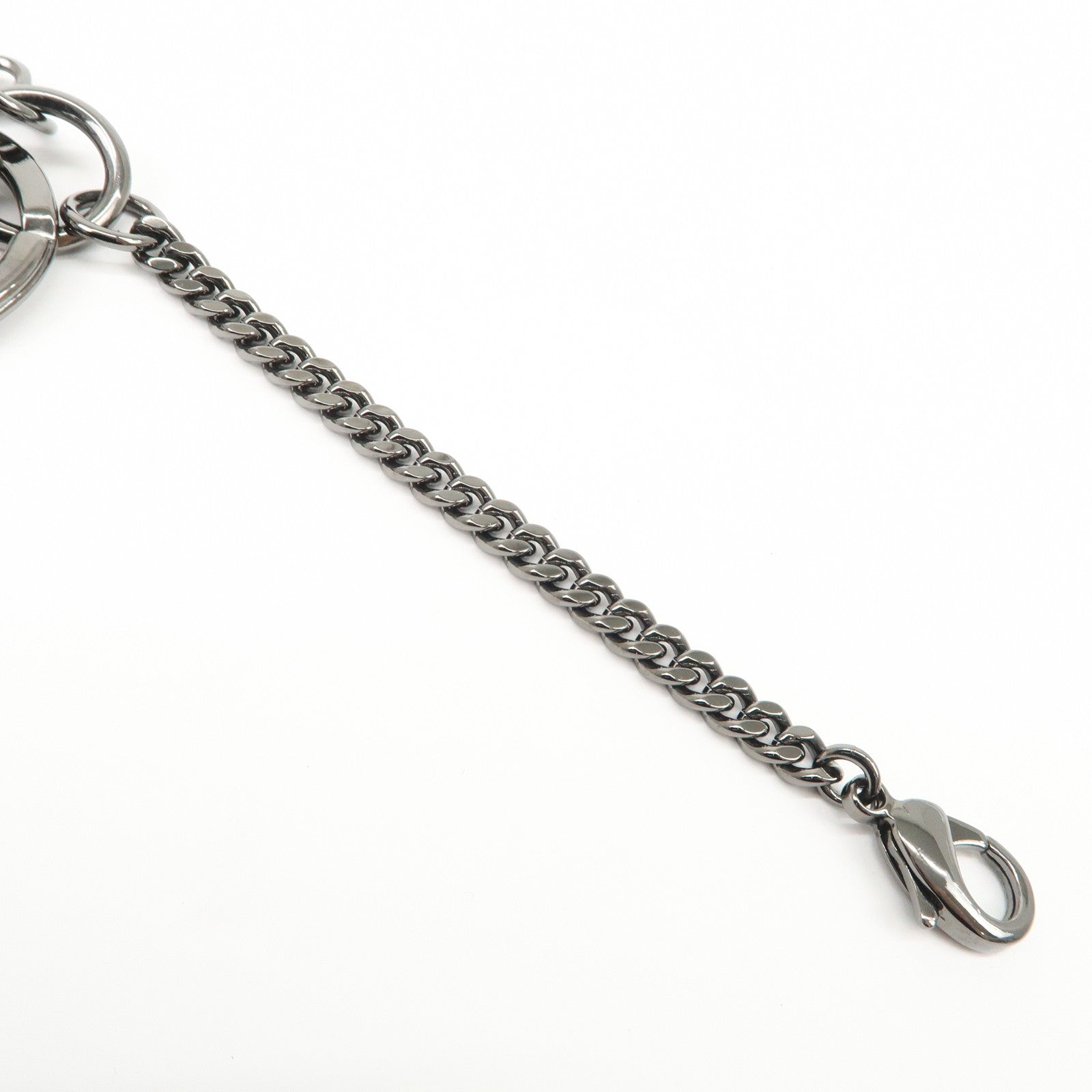 Christian Louboutin Metal Plastic Bag Charm Key Ring Red