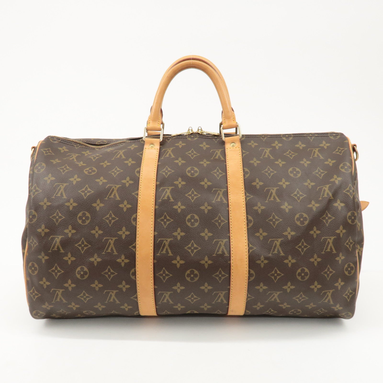 Louis Vuitton Monogram Keep All 50 Bandouliere Boston Bag M41416 Used