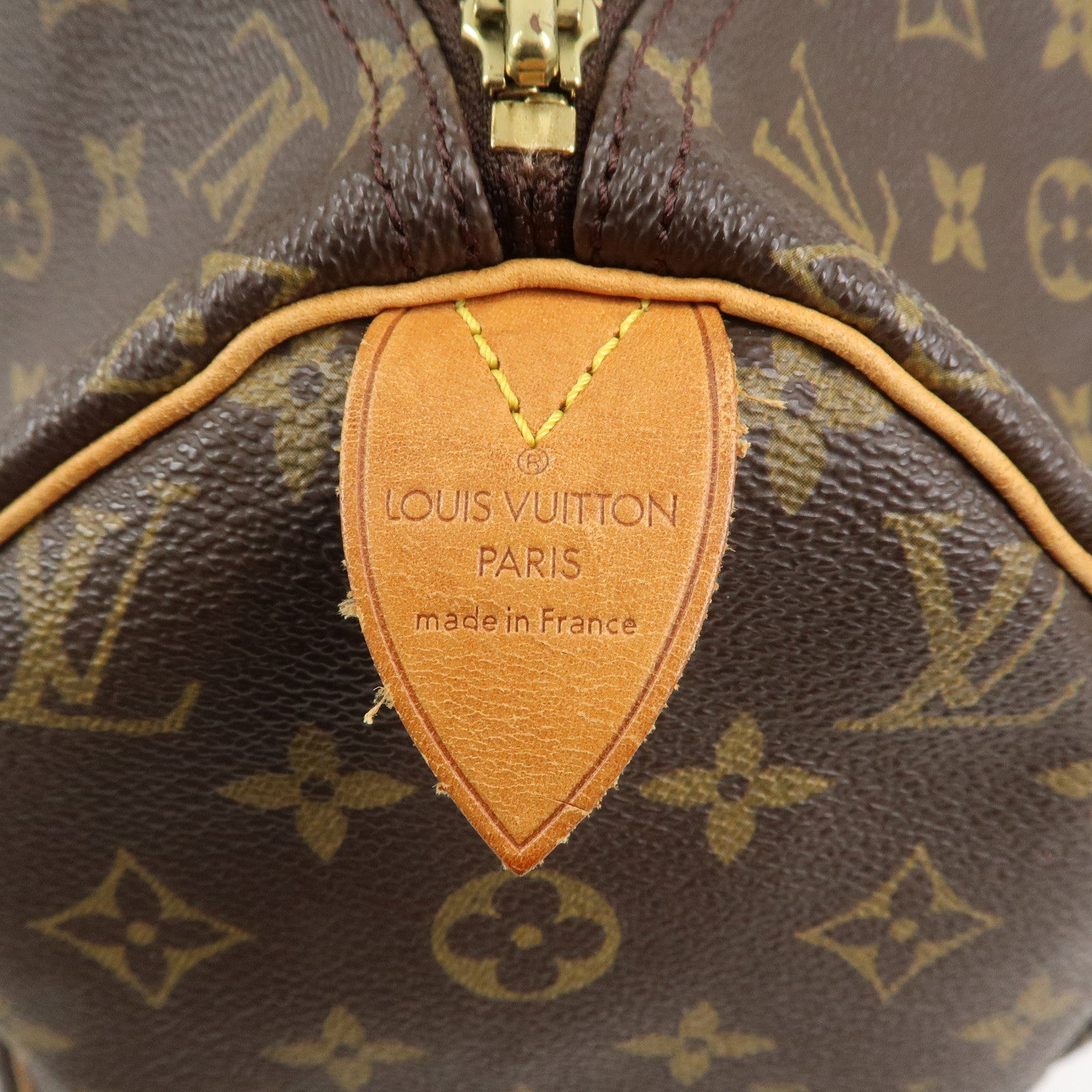 Louis Vuitton Monogram Speedy 40 Hand Bag Boston Bag Brown M41522