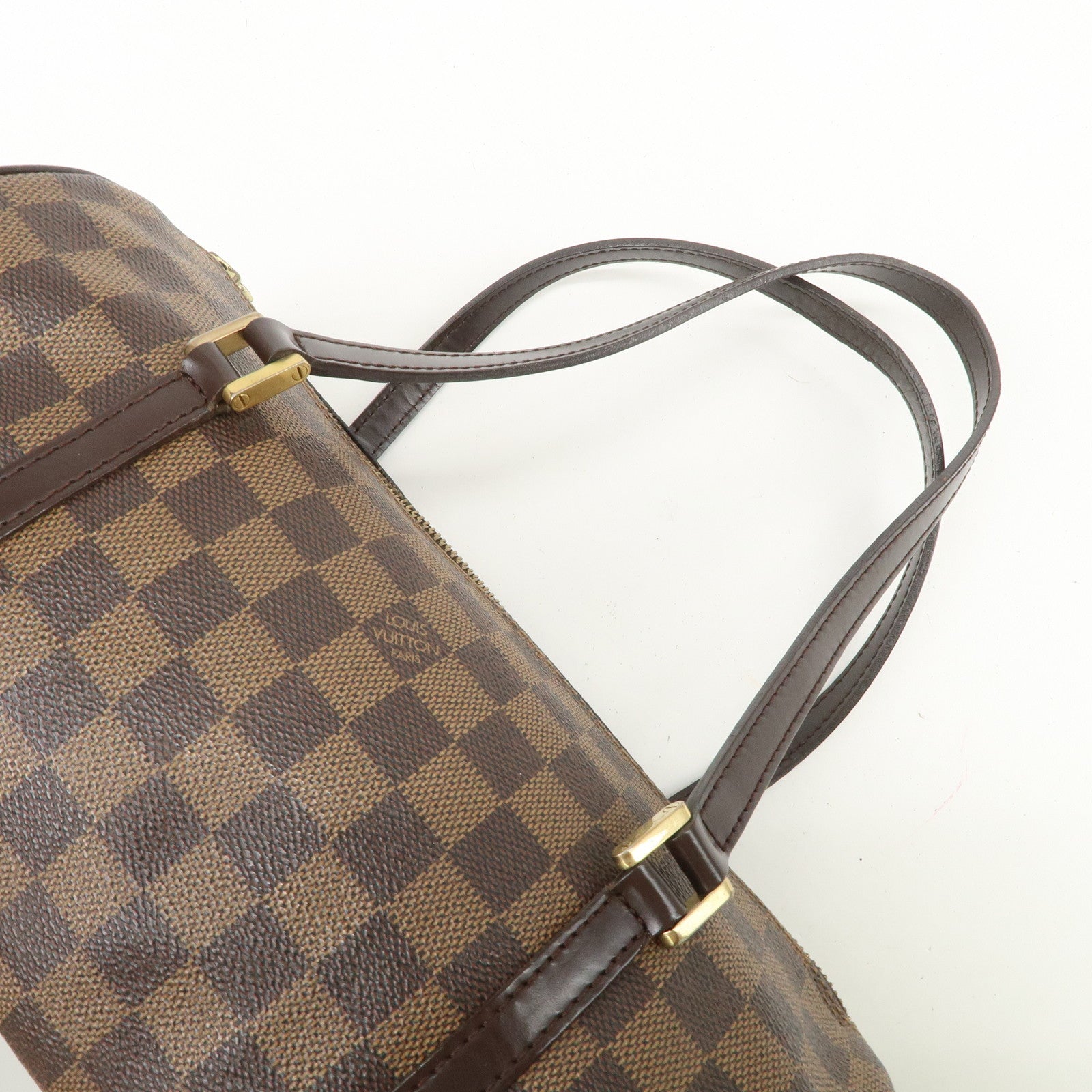 Louis Vuitton Damier Ebene Papillon 30 Hand Bag Brown N51303