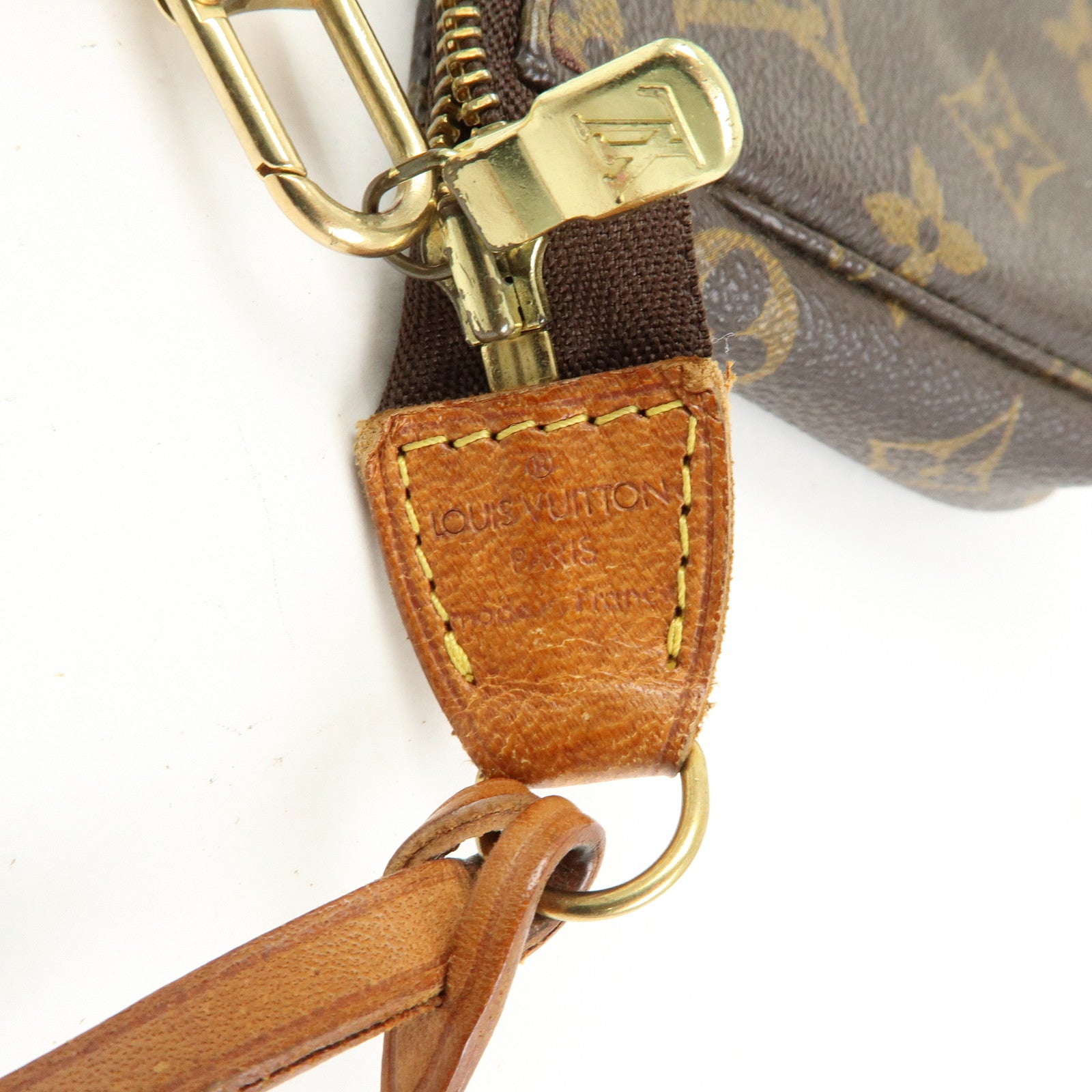 Louis Vuitton Monogram Pochette Accessoires Pouch Hand Bag M51980