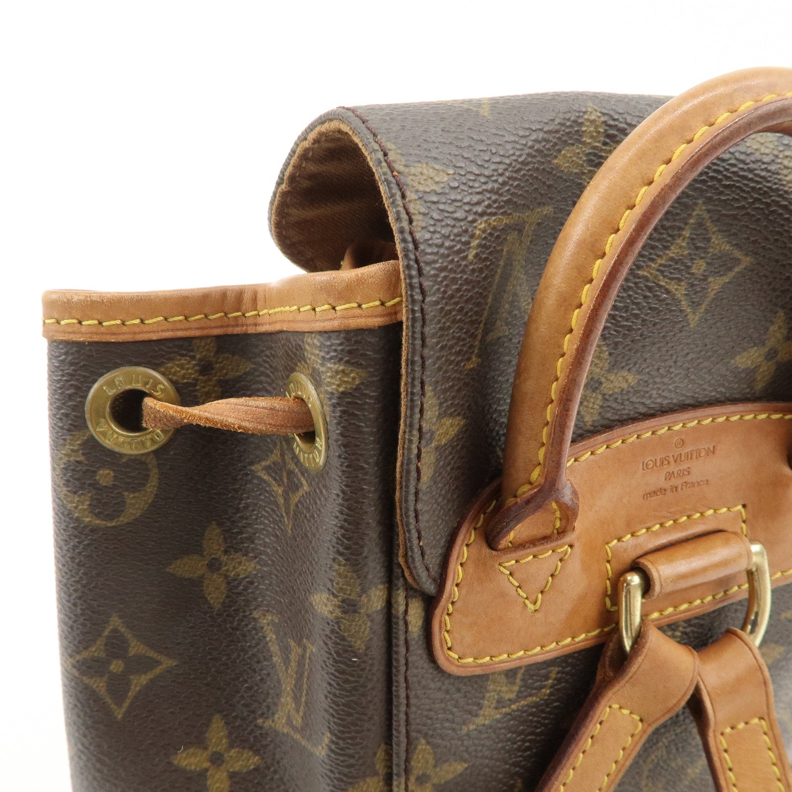Louis Vuitton Monogram Mini Montsouris Canvas Backpack Brown M51137