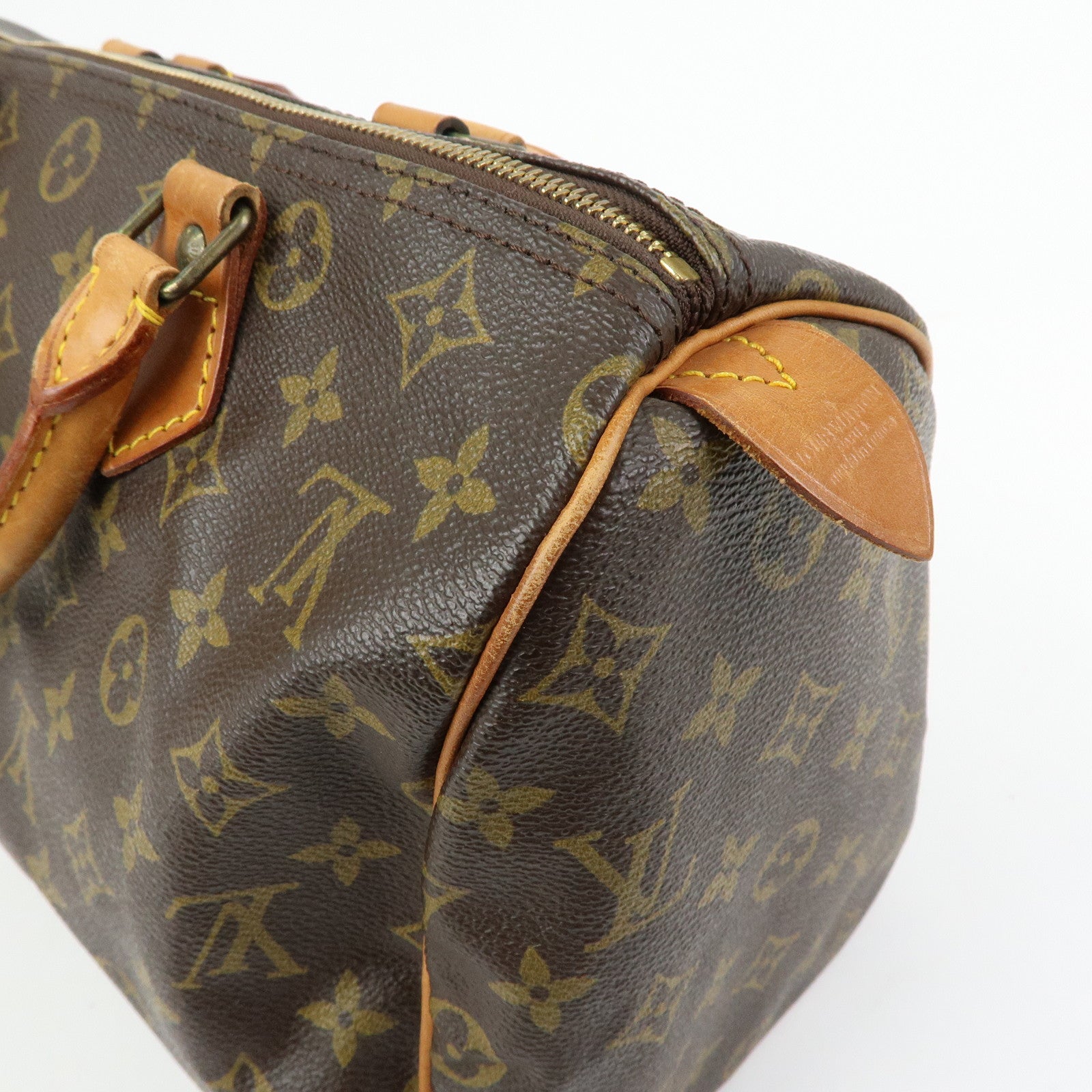 Louis Vuitton Monogram Speedy 30 Boston Bag Hand Bag Brown M41526