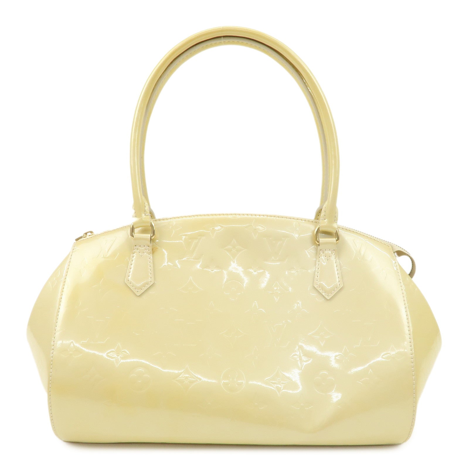 Louis Vuitton Monogram Vernis Leather Sherwood GM Blanc M91487 Used