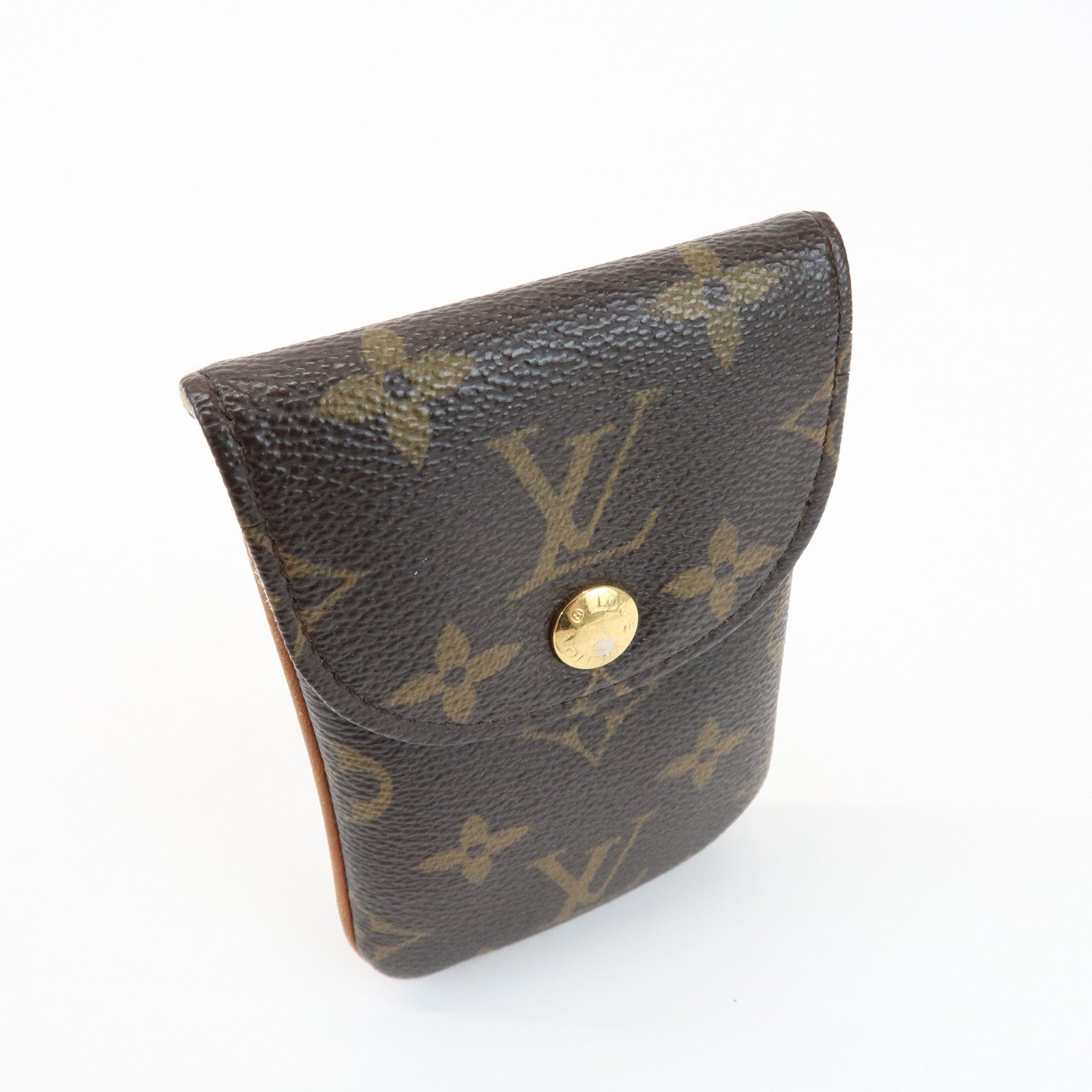Louis Vuitton Monogram Etui Telefonne MM Phone Case Brown M66546