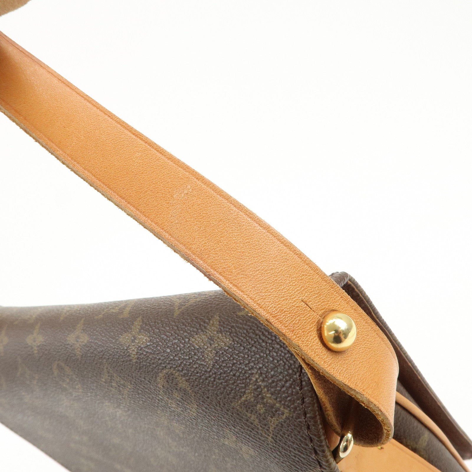 Louis Vuitton Monogram Cartouchiere GM Crossbody Bag Brown M51252