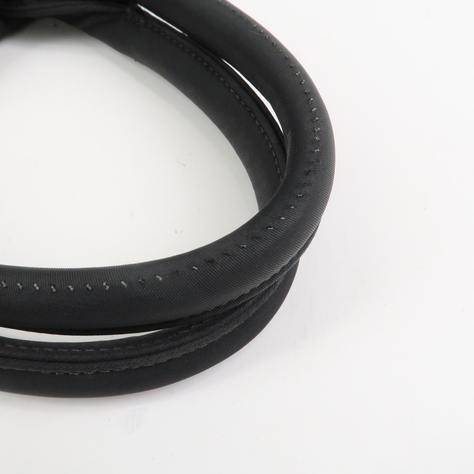 PRADATriangle Logo Nylon 2Way Hand Shoulder Bag Black Khaki BN1959