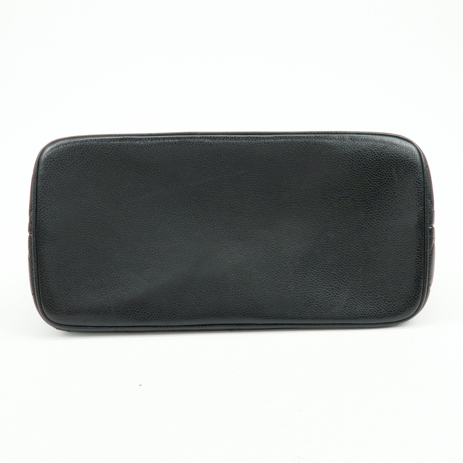 CHANEL Matelasse COCO Mark Medallion Caviarskin Tote Bag A01804