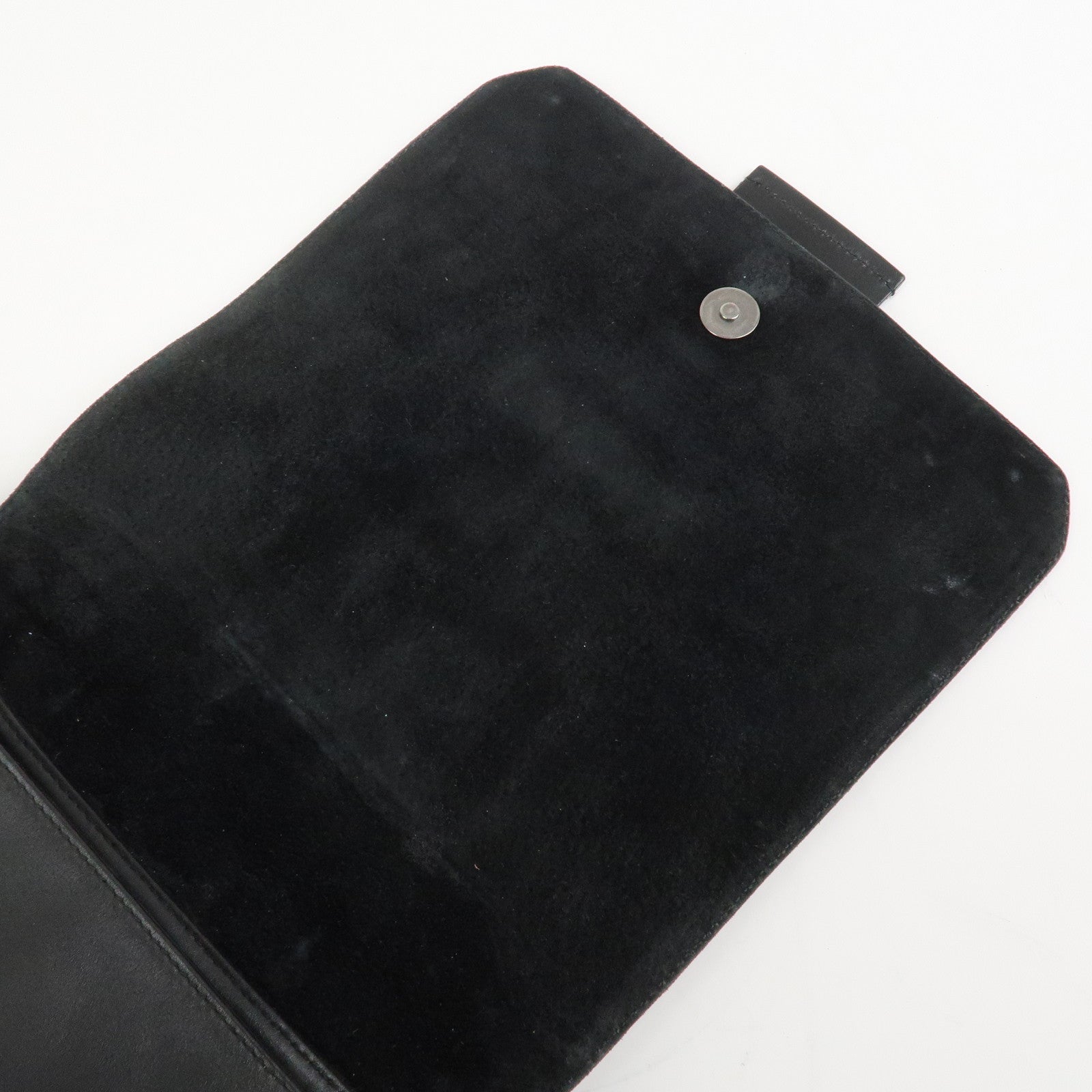 Christian Dior Street Chic Leather Shoulder Bag Crossbody Bag Black