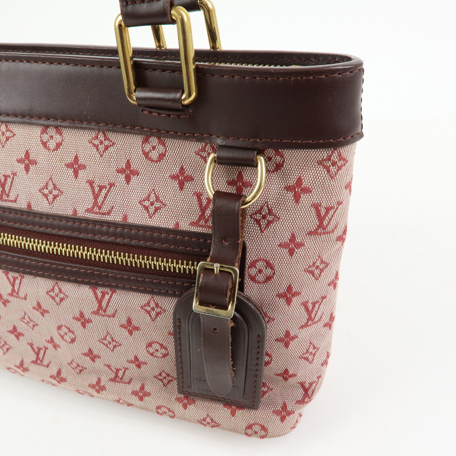 Louis Vuitton Monogram Mini Lucille PM Hand Bag Cerise M92678