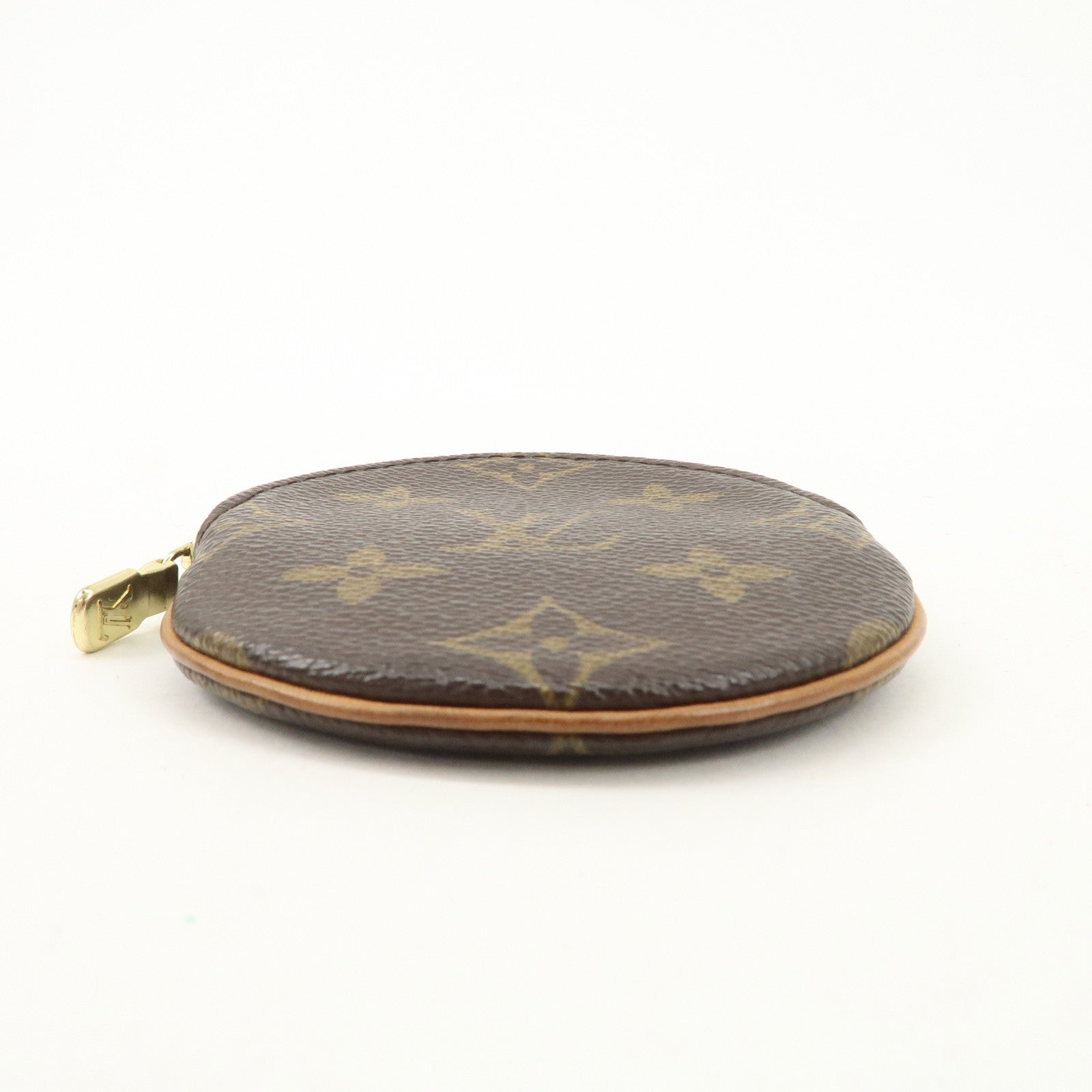 Louis Vuitton Monogram Porte Monnaie Rond Coin Case M61926 Used