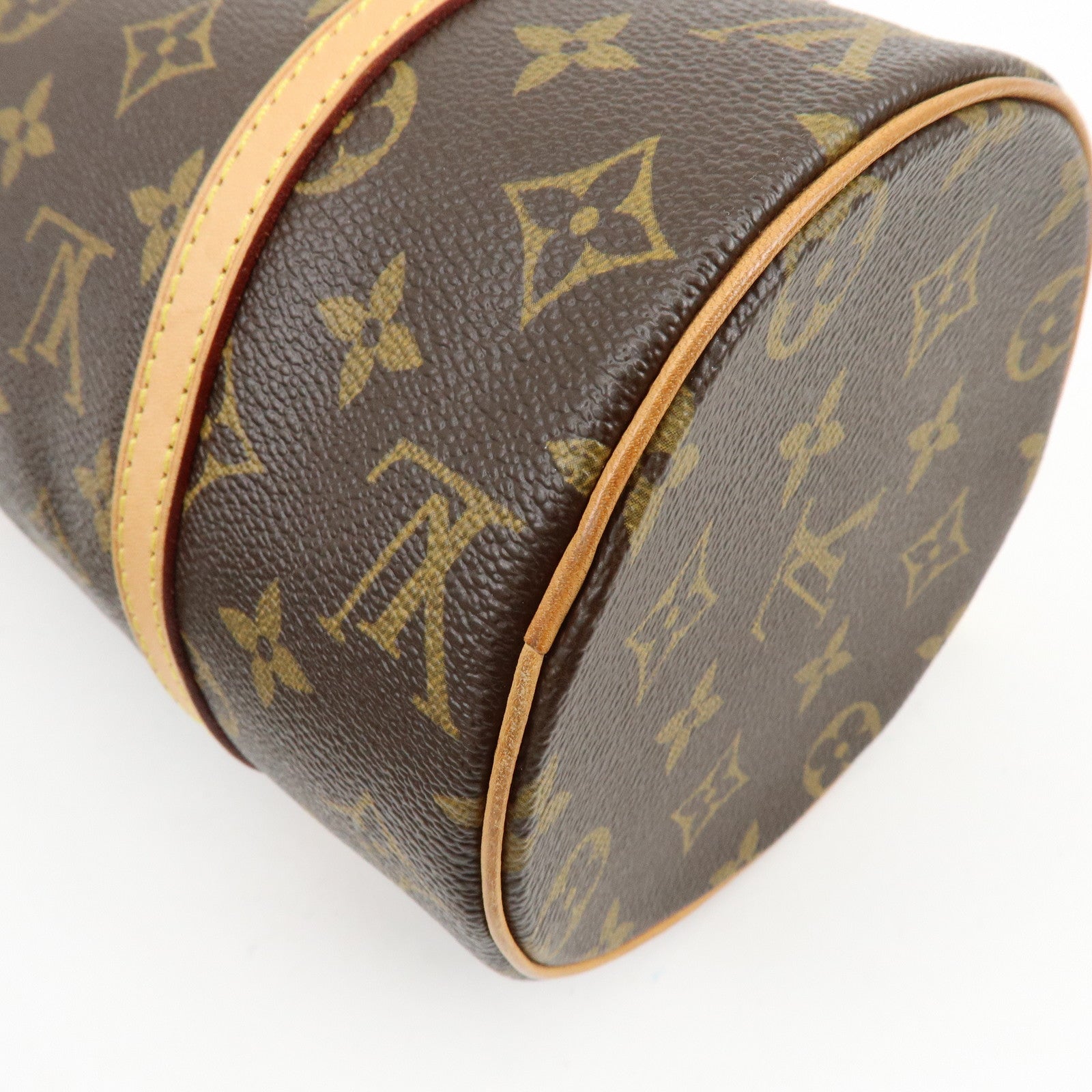 Louis Vuitton Monogram Papillon 26 Hand Bag Brown M51386