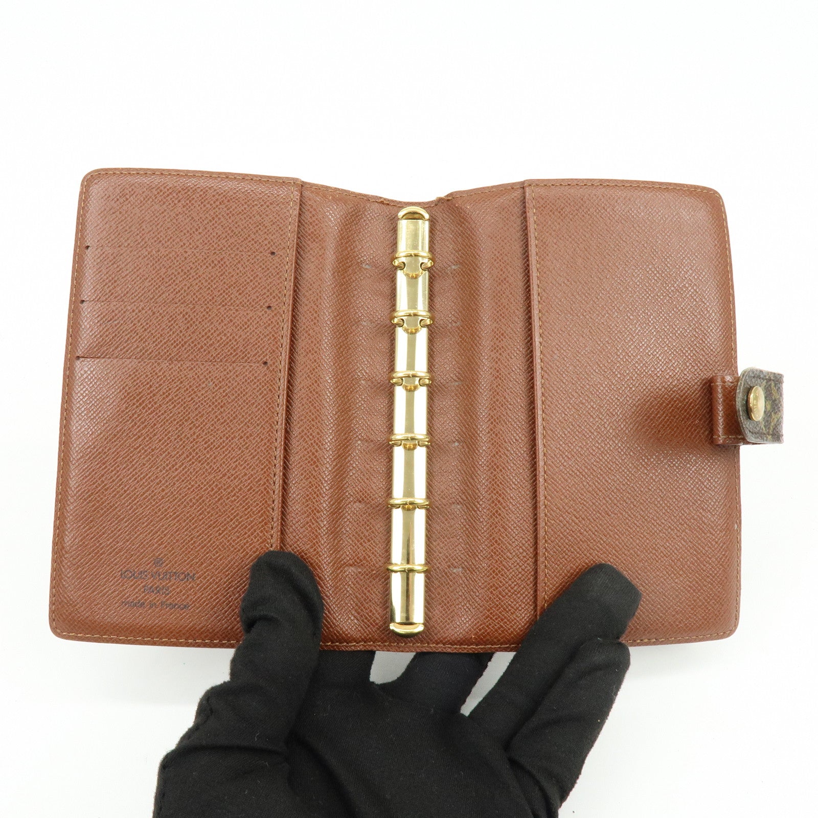 Louis Vuitton Monogram Agenda PM Planner Cover Brown R20005