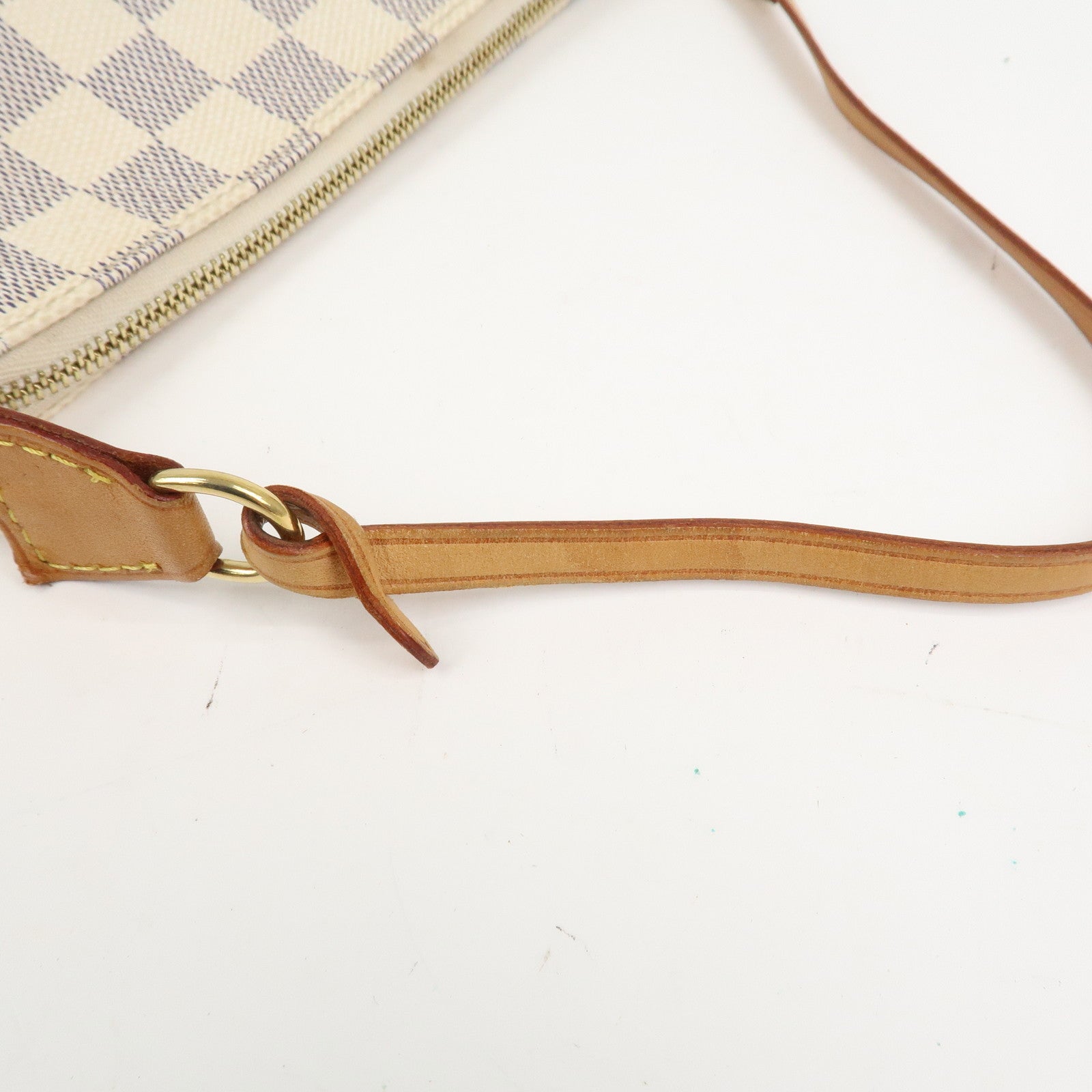 Louis Vuitton Damier Azur Pochette Accessoires Hand Bag N41207