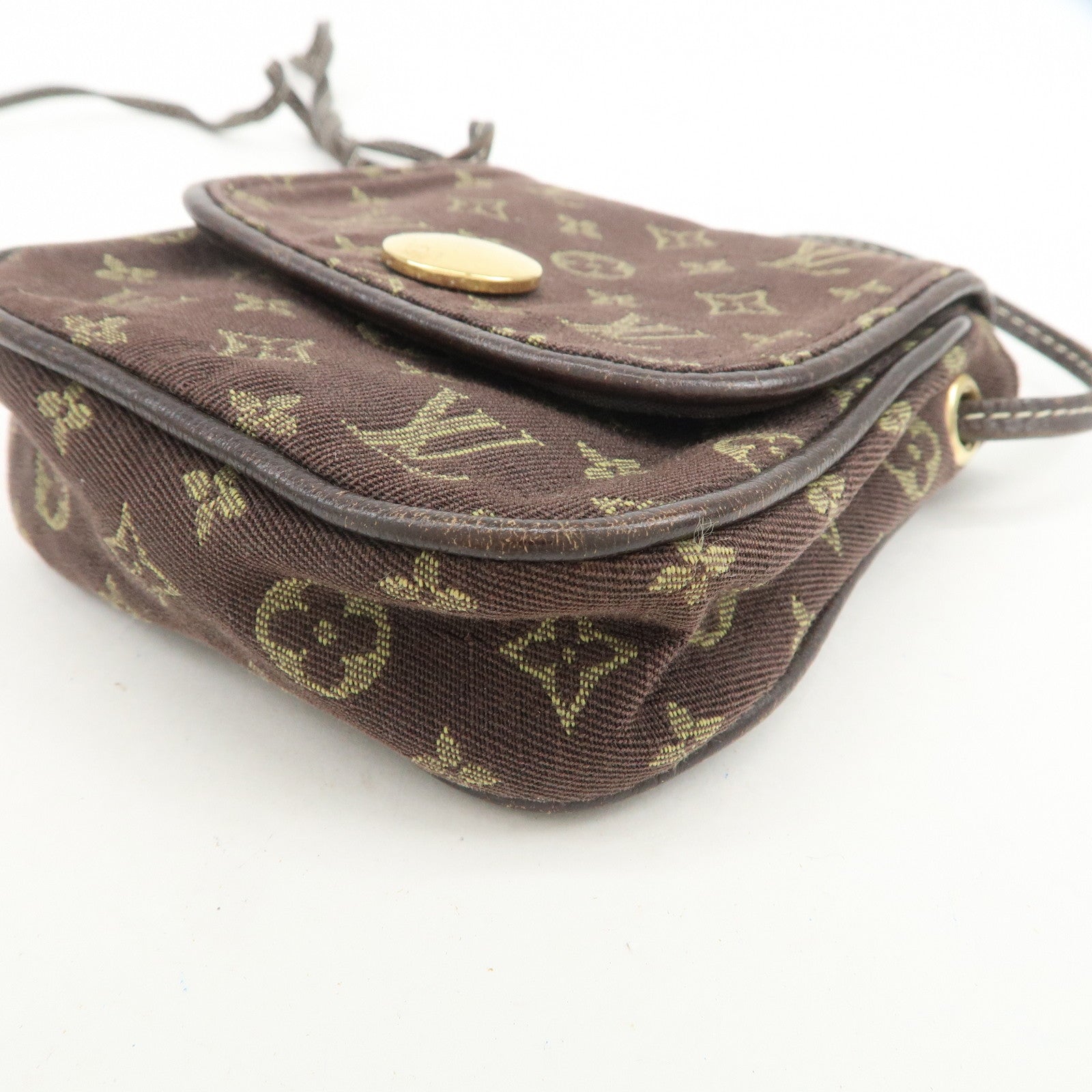 Louis Vuitton Monogram Mini Lin Pochette Cancun Ebene M95313