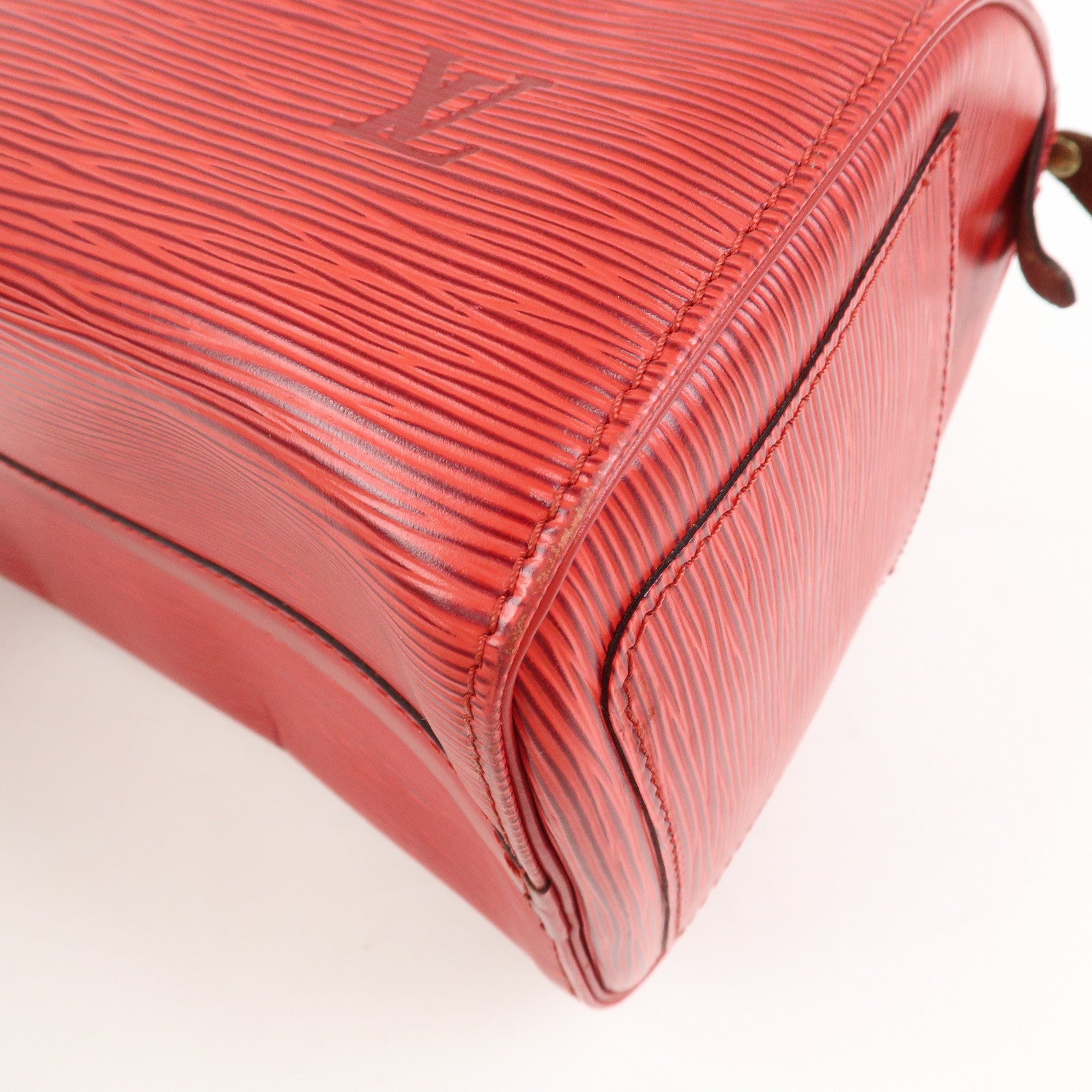 Louis Vuitton Epi Speedy 25 Hand Bag Castilian Red M43017