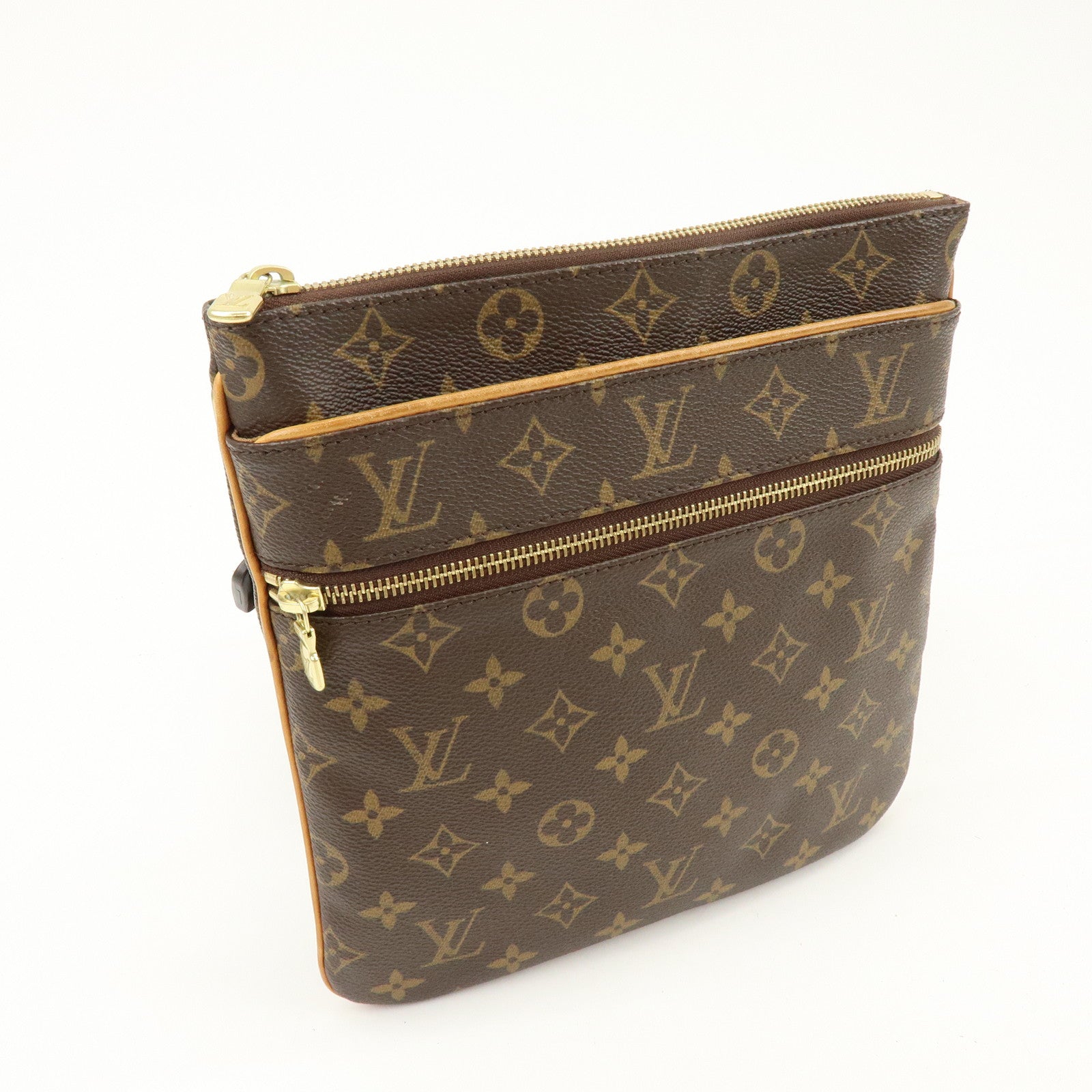 Louis Vuitton Monogram Pochette Valmy Shoulder Bag Brown M40524