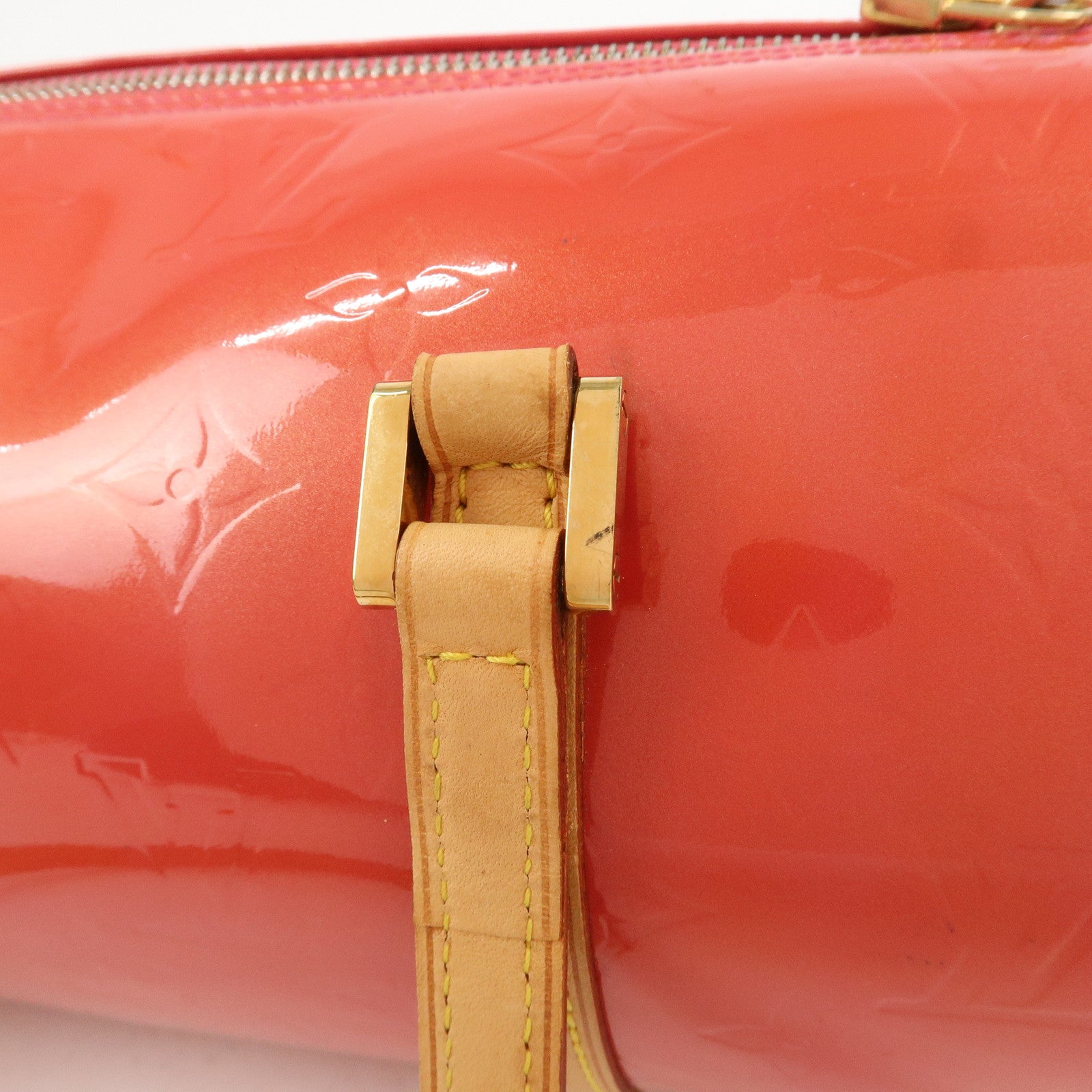 Louis Vuitton Monogram Vernis Leather Bedford Shoulder Hand Bag Framboise M9133F