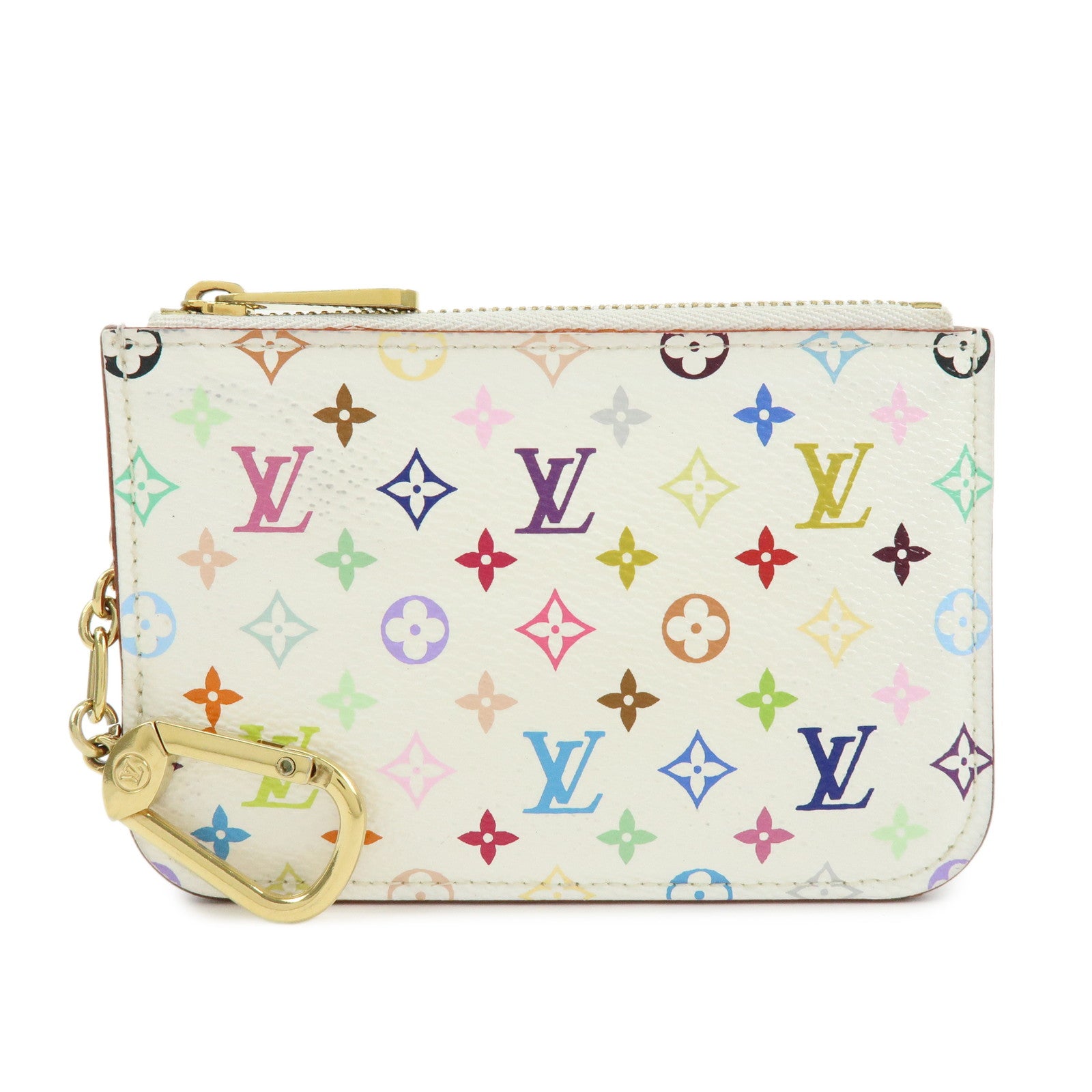 Louis Vuitton Monogram Multicolor Pochette Cles Coin Case M93734