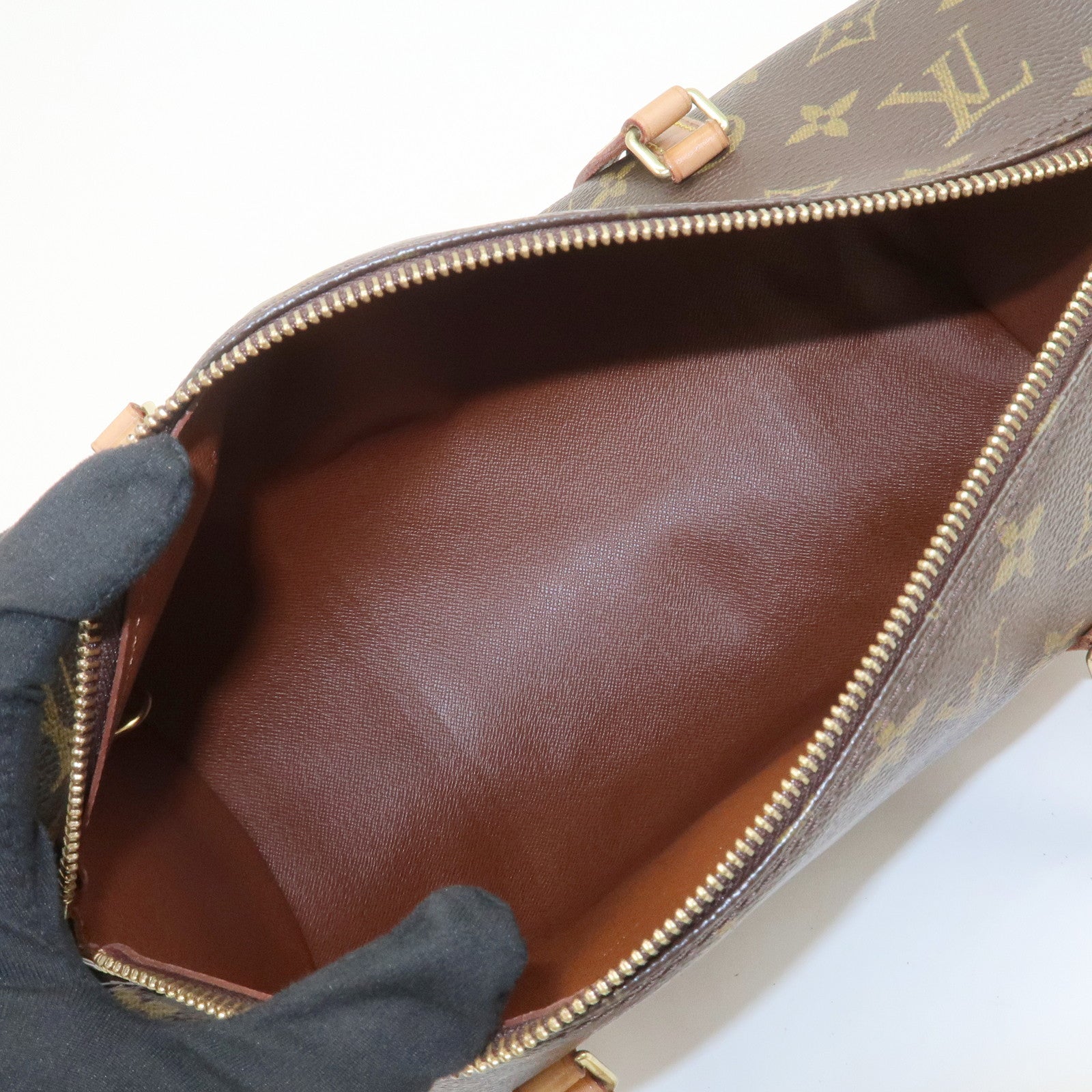 Louis Vuitton Monogram Papillon 30 Hand Bag New Style Brown M51385