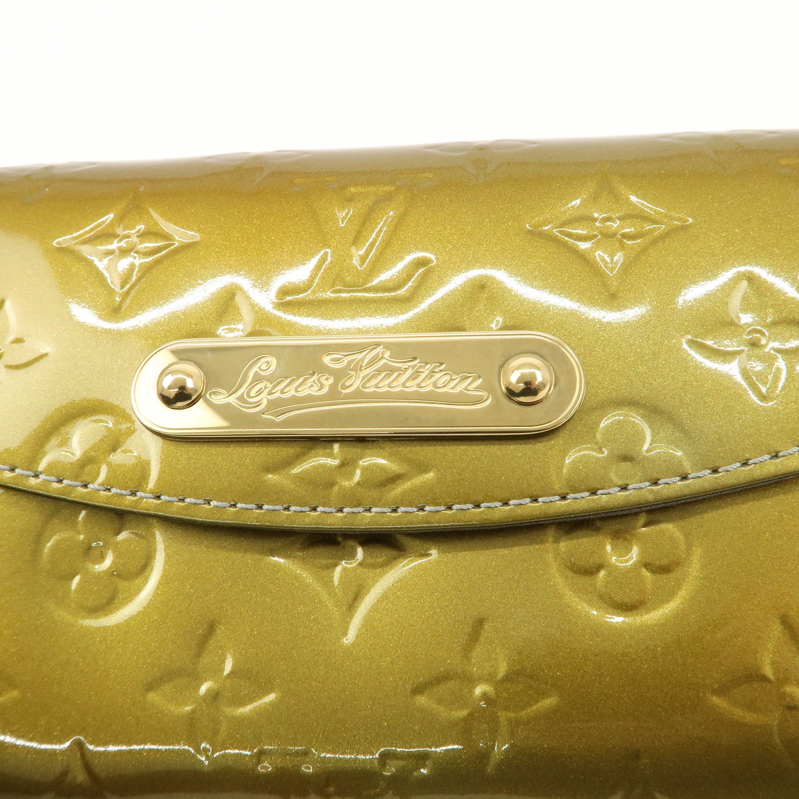 Louis Vuitton Monogram Vernis Sunset Bluebird Shoulder Bag Gris Art Deco M91625 Used