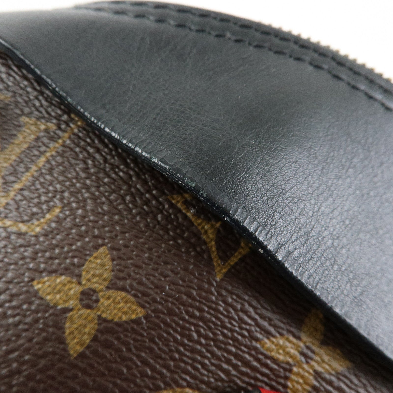 Louis Vuitton Monogram Tuileries Tote 2Way Bag Brown Red M41454