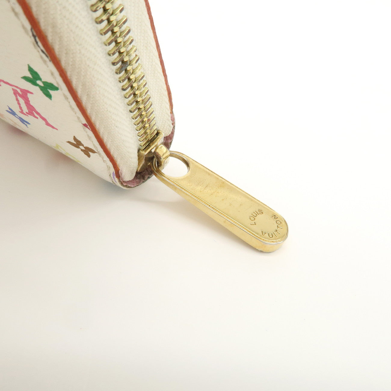 Louis Vuitton Monogram Multicolor Zippy Long Wallet Blanc M60241