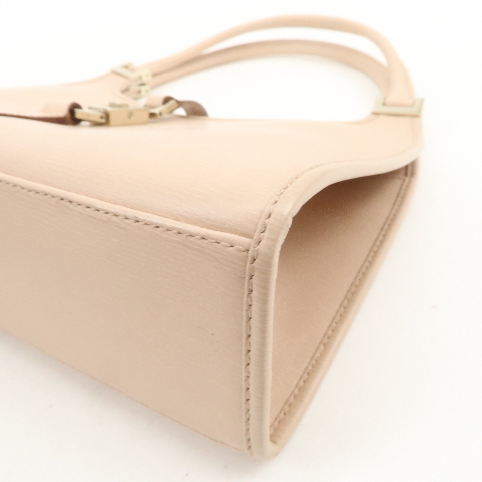 GUCCI Jackie Leather Shoulder Bag Hand Bag Pink 002 1068