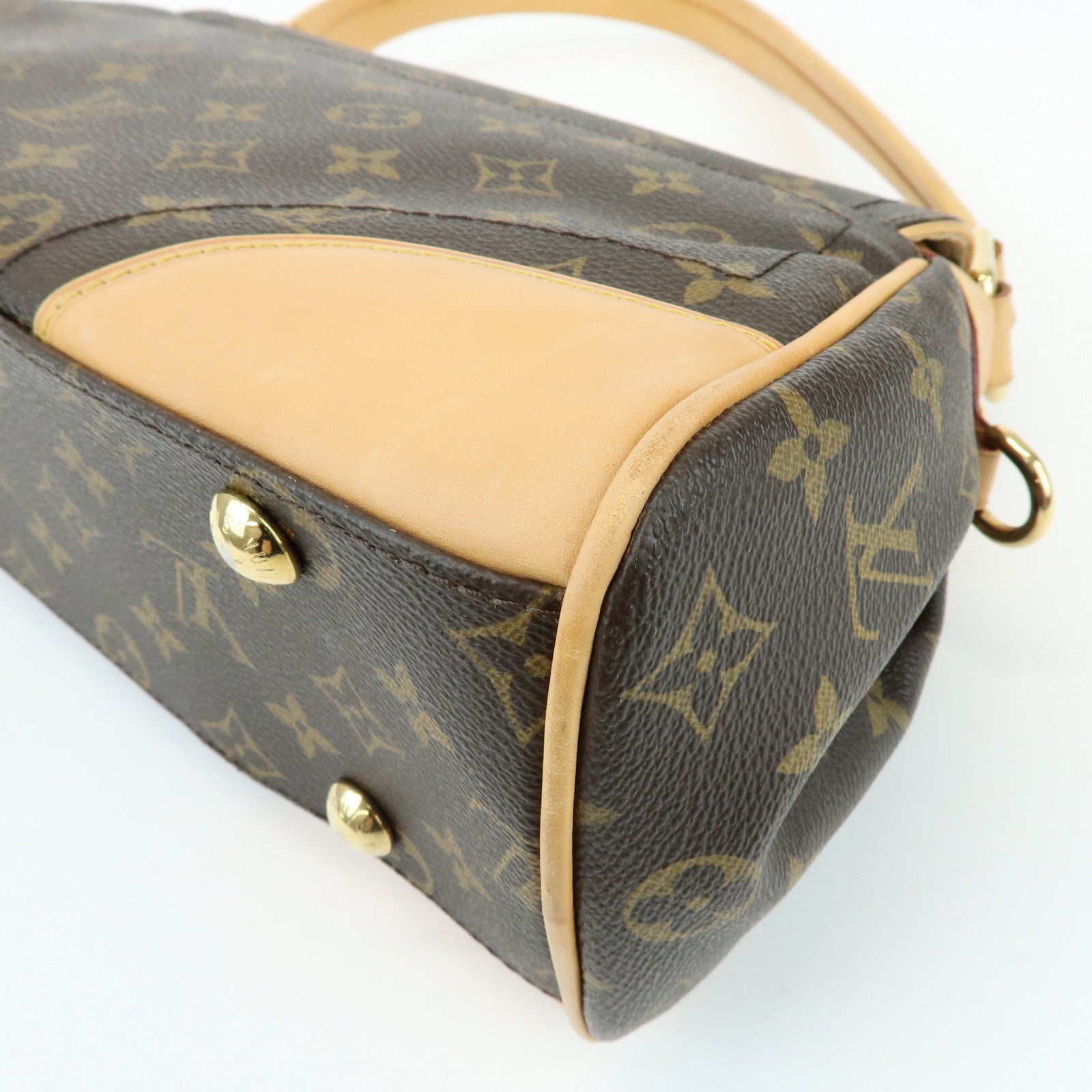 Louis Vuitton Monogram Beverly MM Shoulder Hand Bag Brown M40121