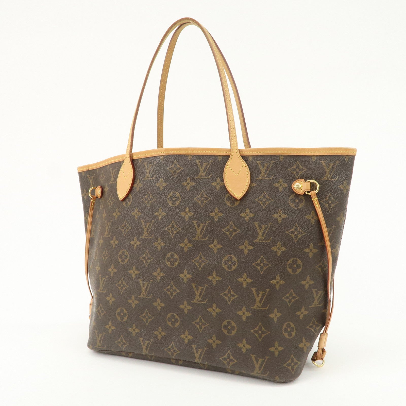 Louis Vuitton Monogram Neverfull MM Tote Bag Shoulder Bag Brown M40156