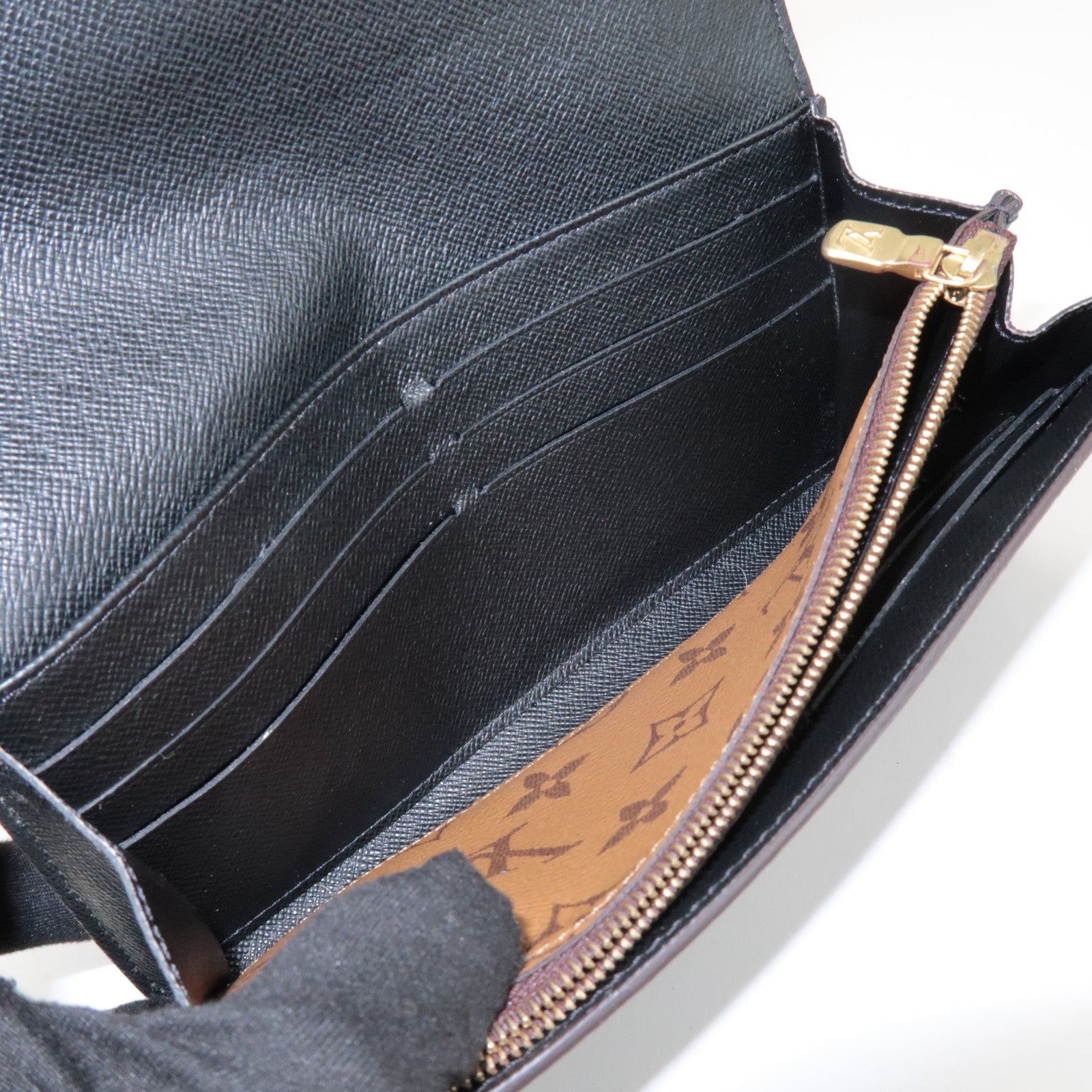 Louis Vuitton Monogram Reverse Portefeuille Sarah Wallet M80726