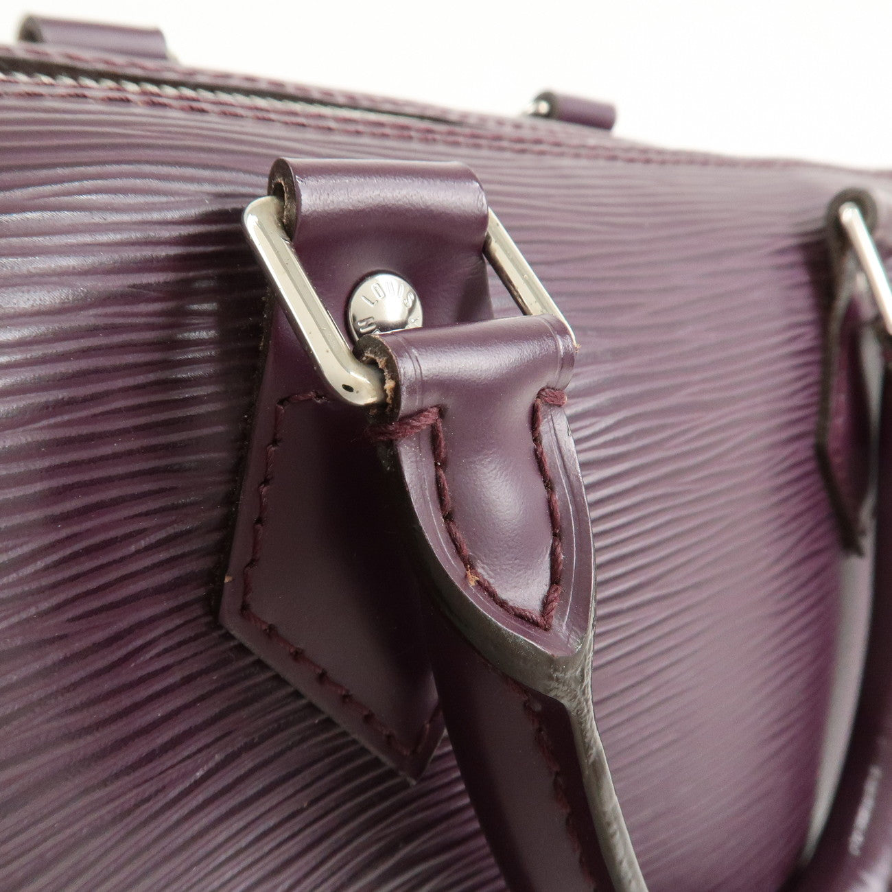 Louis Vuitton Epi Leather Speedy 30 Boston Bag Cassis M5923K