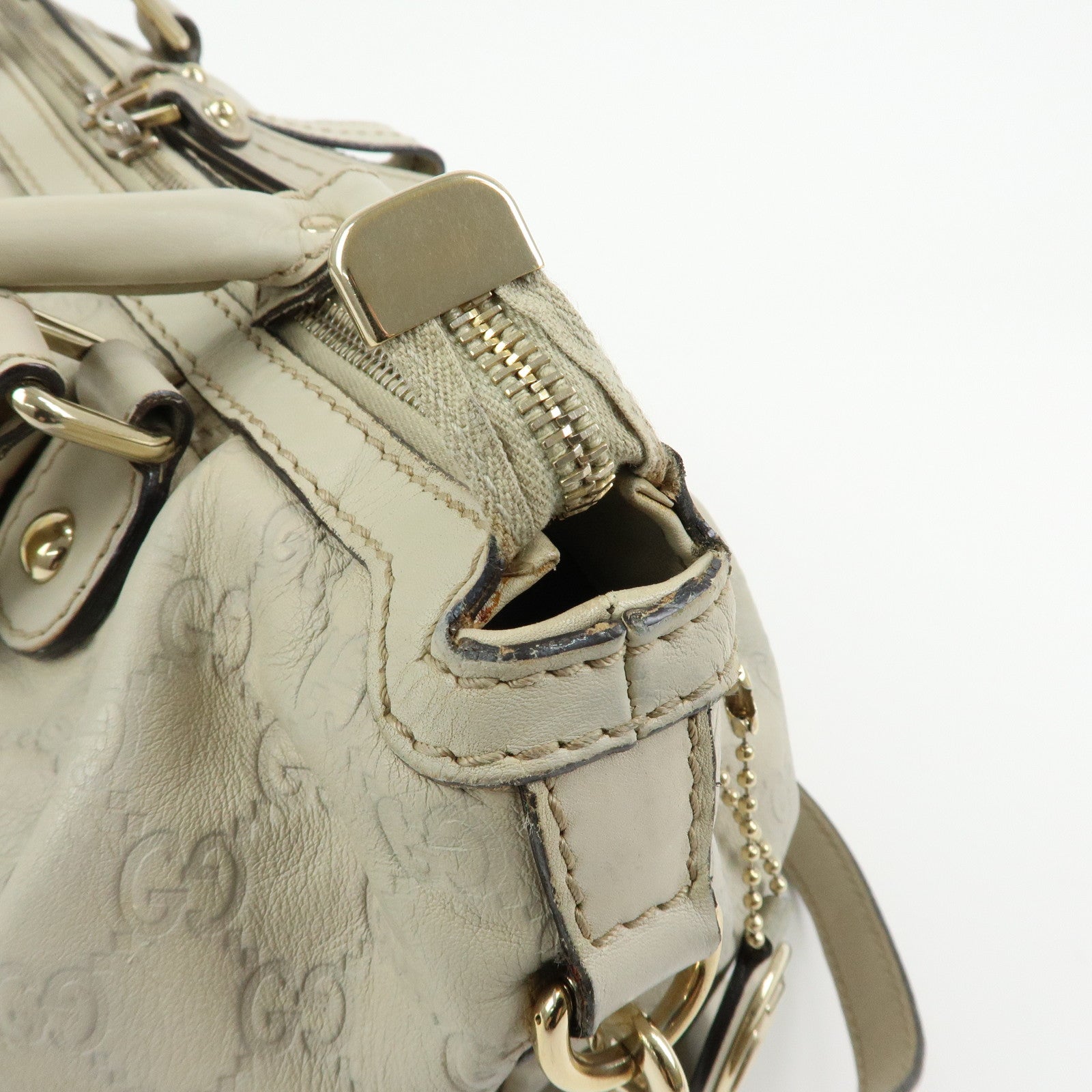 GUCCI Sukey Interlocking G Guccissima Leather 2Way Hand Bag 247902
