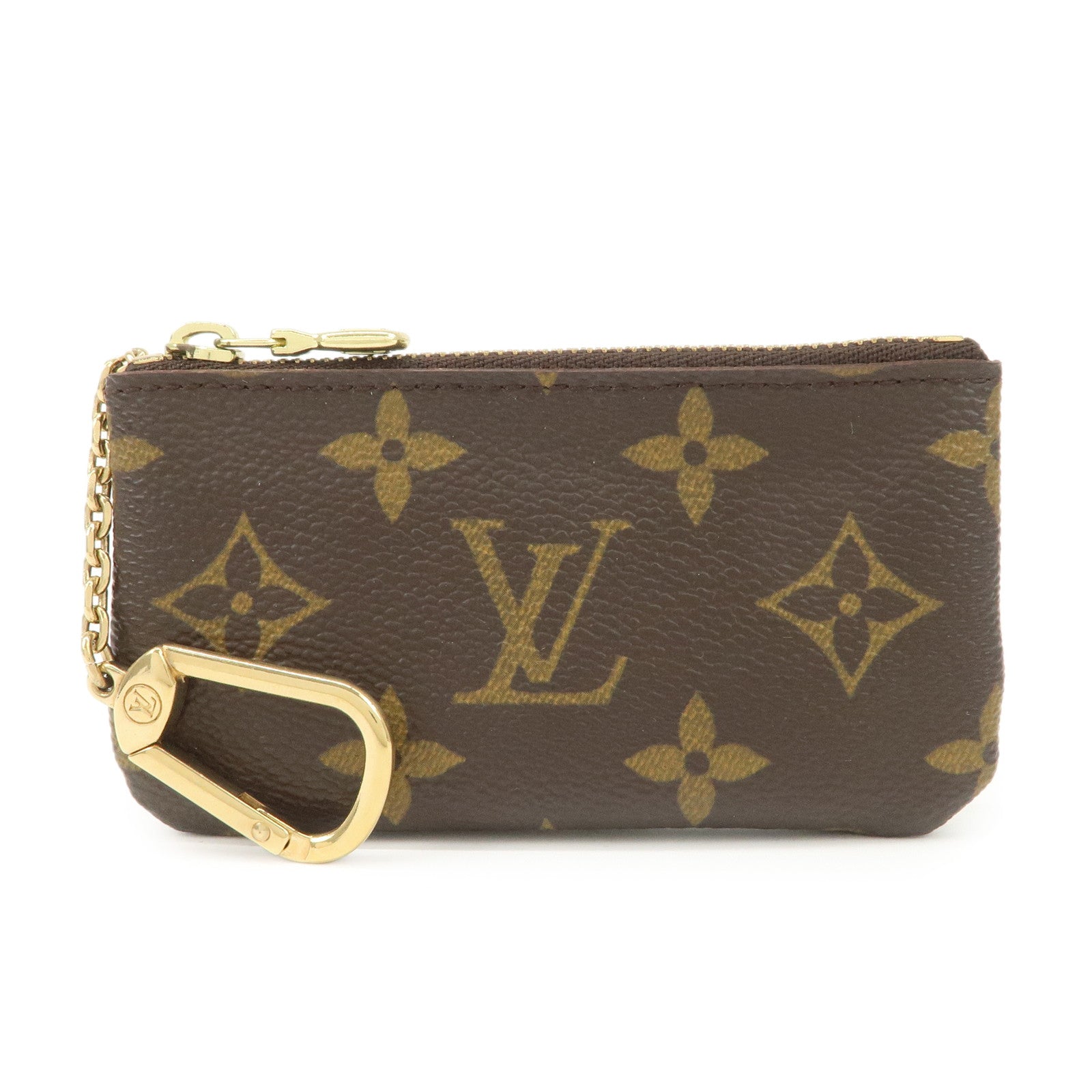 Louis Vuitton Monogram Pochette Cles Coin Case Key Case M62650