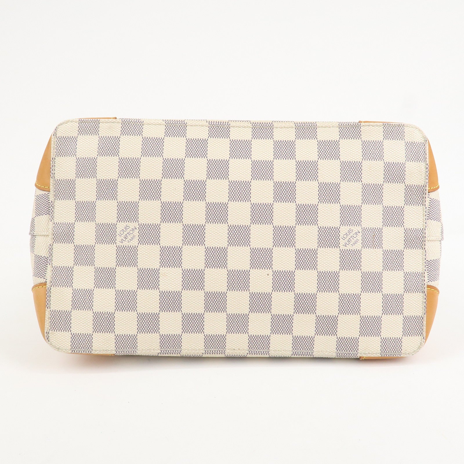 Louis Vuitton Damier Azur Hampstead PM Hand Bag Ivory N51207