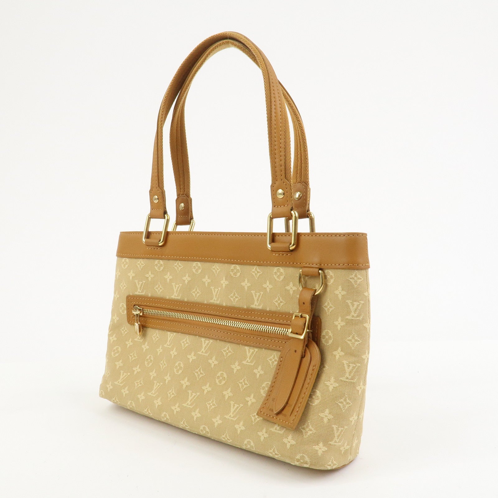 Louis Vuitton Monogram Mini Lucille PM Hand Bag Beige M92684