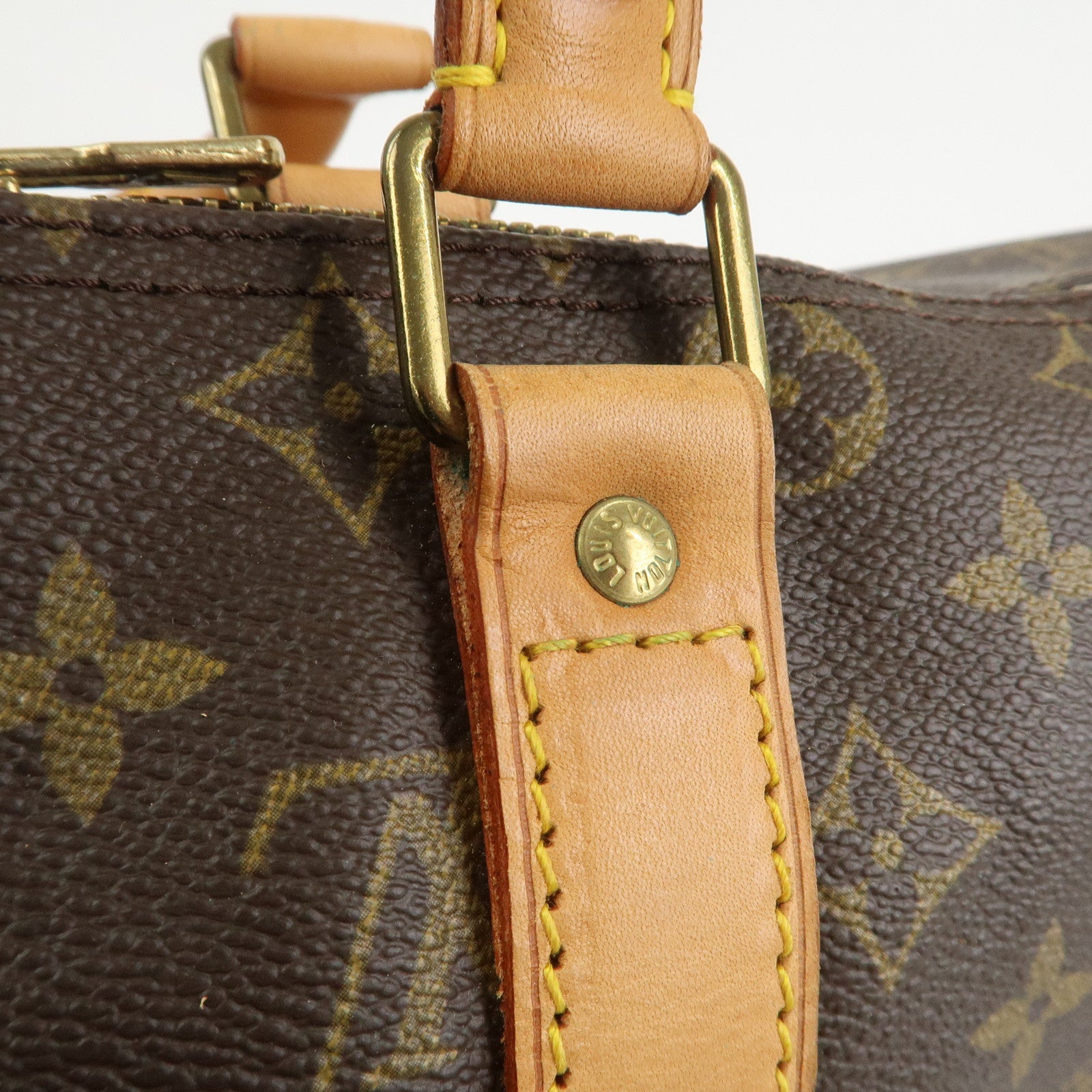 Louis Vuitton Monogram Keep All 45 Bandouliere Boston Bag M41418