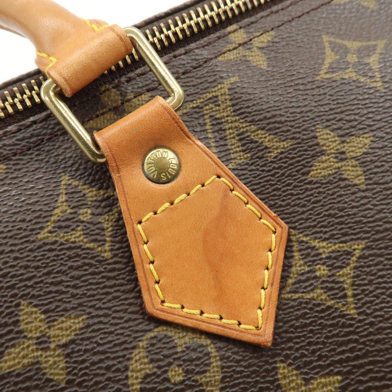 Louis Vuitton Monogram Speedy 40 Hand Bag Boston Bag Brown M41522