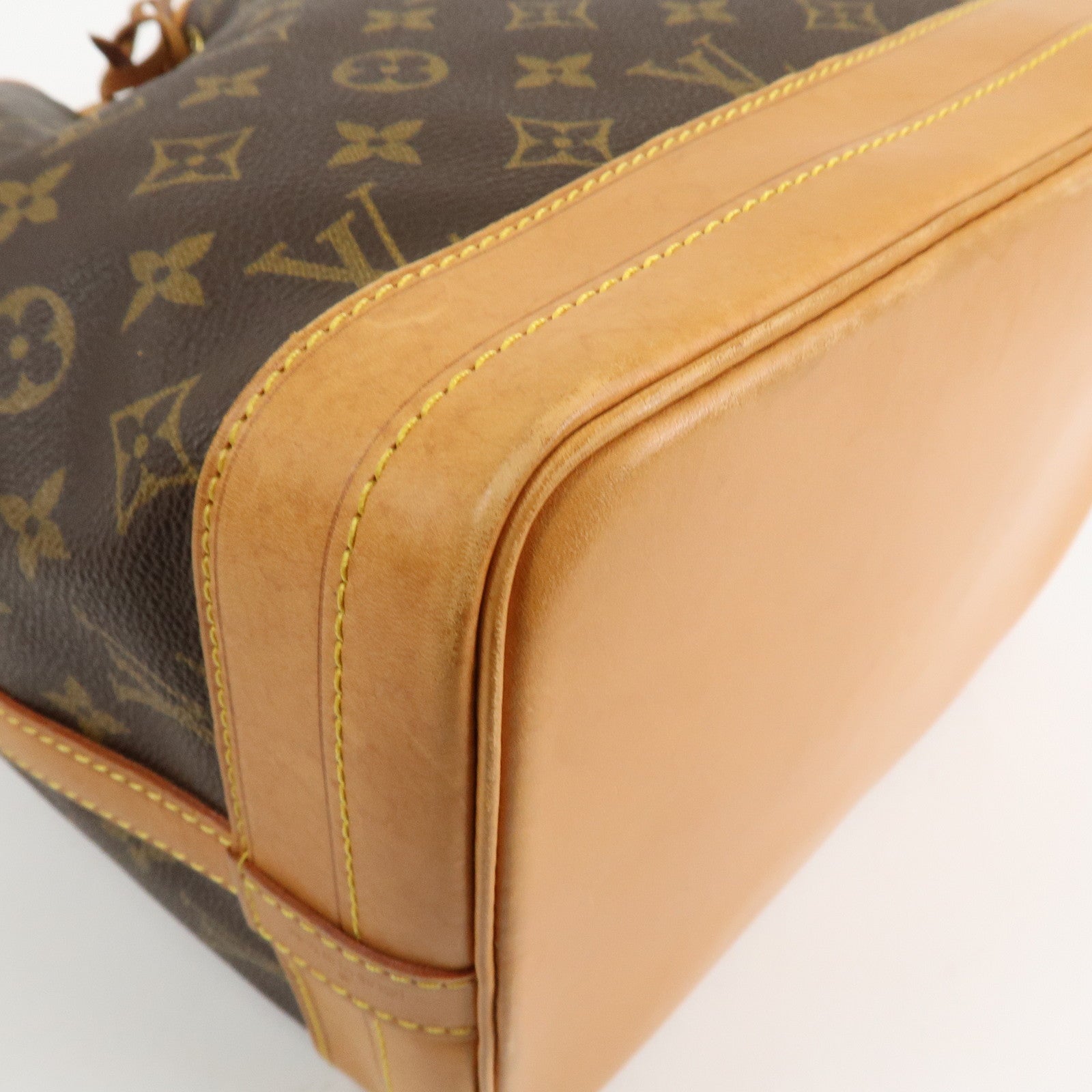 Louis Vuitton Monogram Noe Shoulder Bag Hand Bag Brown M42224 Used