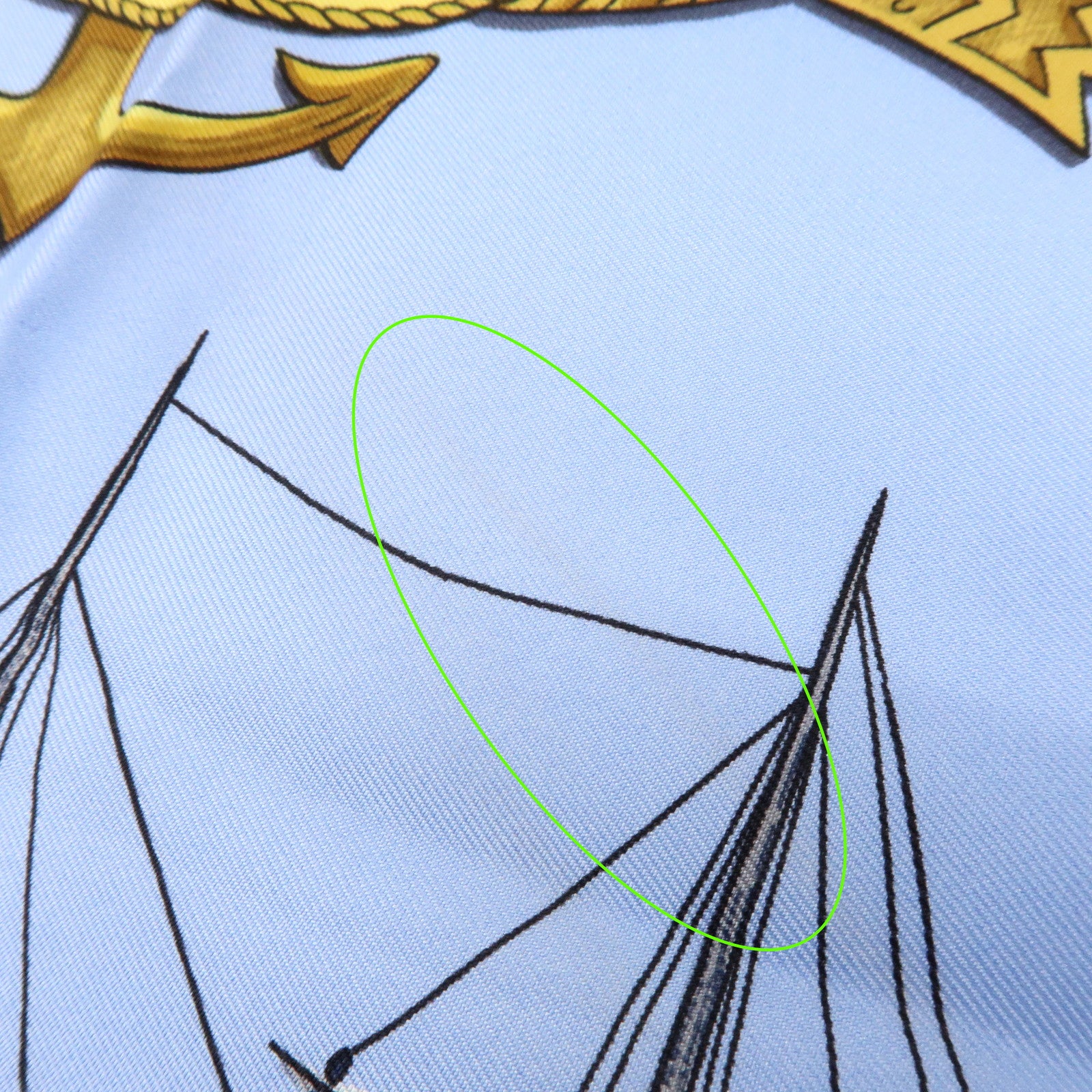 HERMES Carre 90 Silk 100% MARINE ET CAVALERIE Scarf Blue Navy