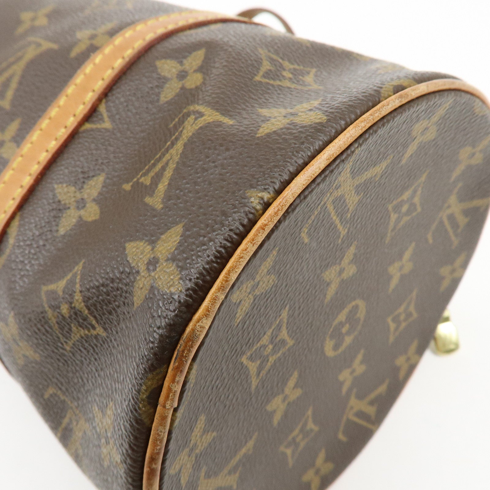 Louis Vuitton Monogram Papillon 30 Hand Bag Brown M51385